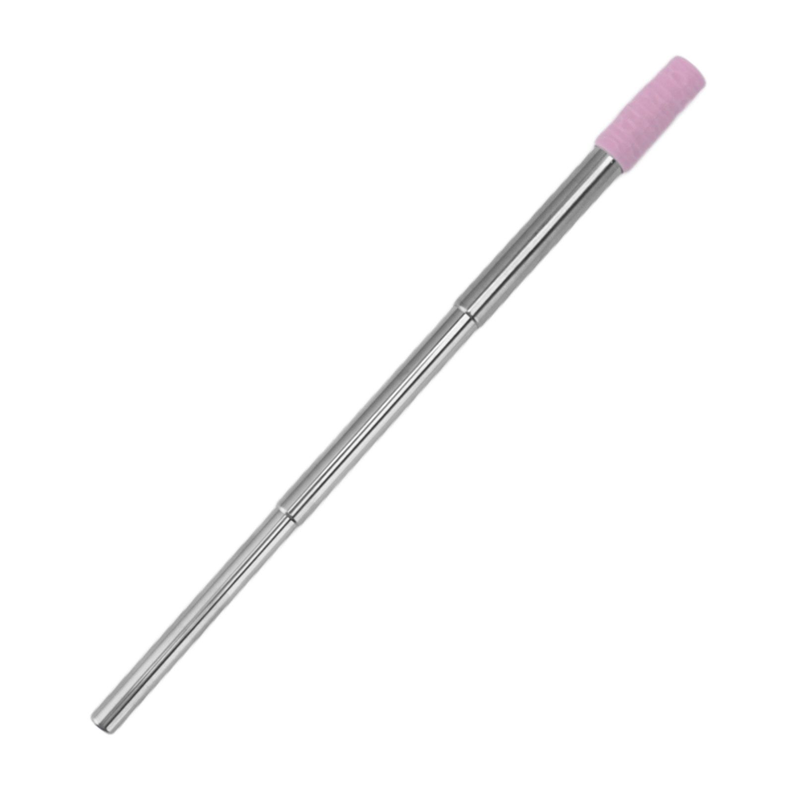 Collapsible Stainless Steel Drinking Straw Reusable Metal Straw with Cleaning view 7