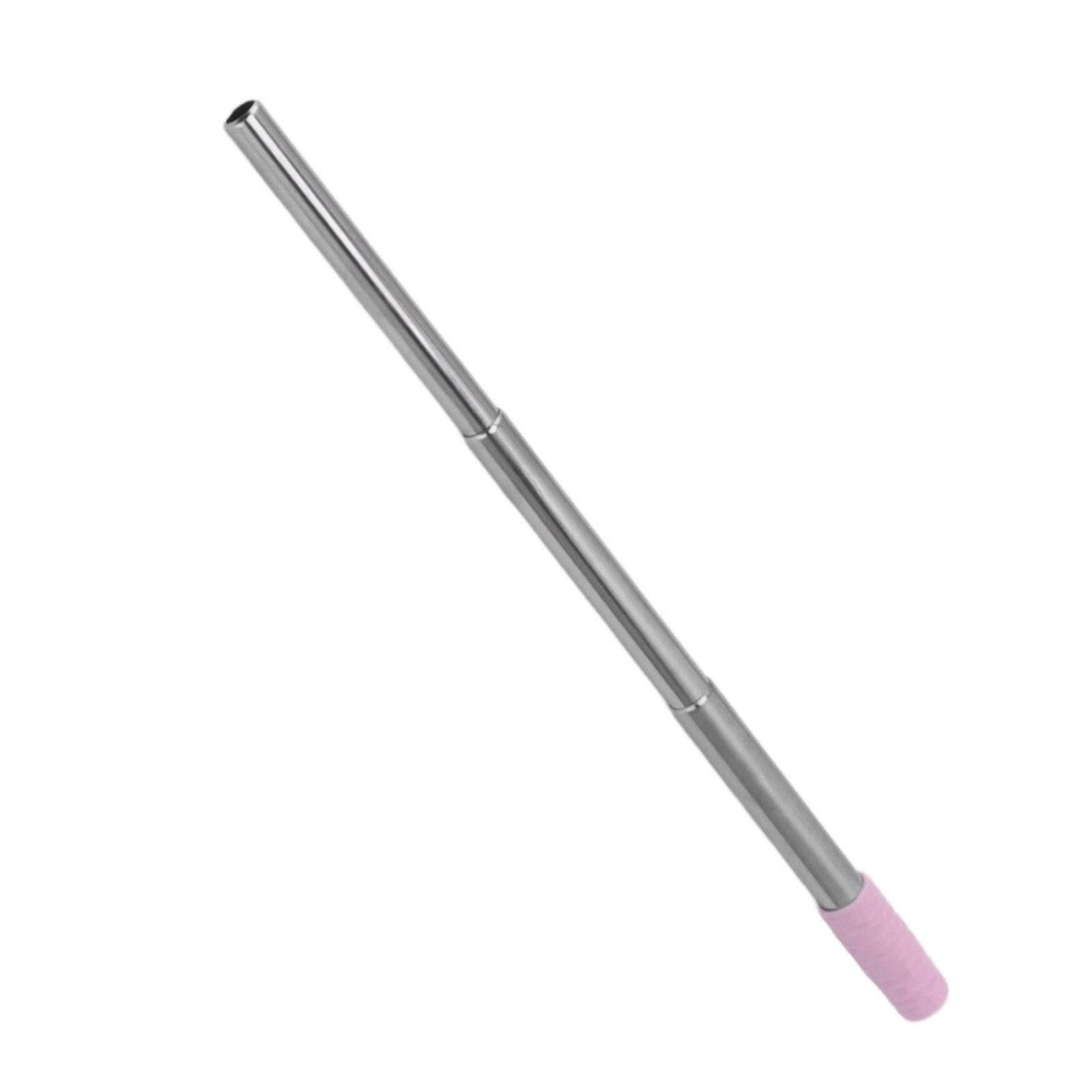 Collapsible Stainless Steel Drinking Straw Reusable Metal Straw with Cleaning view 8