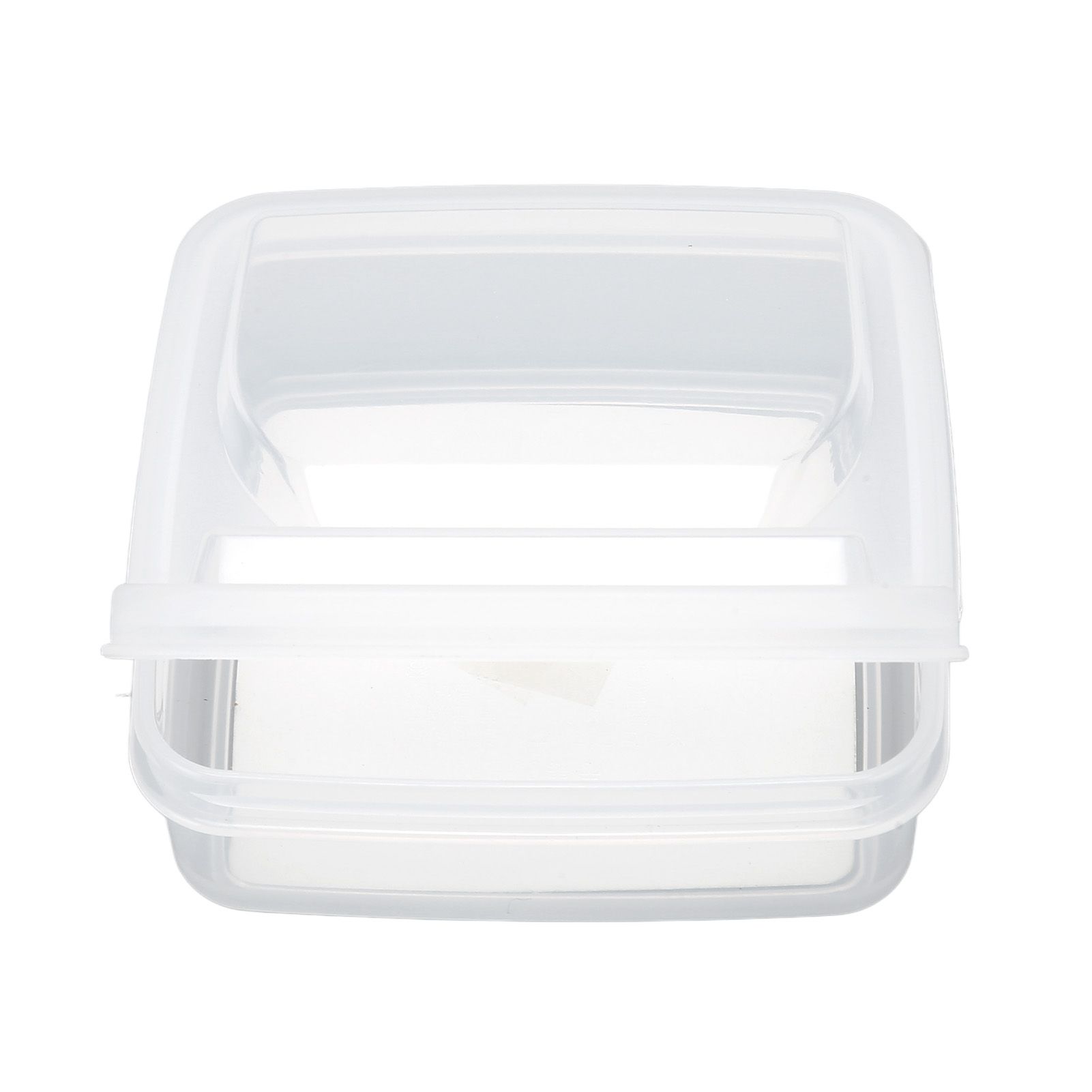 3Pcs Flip Lid Cheese Container Transparent Clear PP Food Storage Box Case for view 14