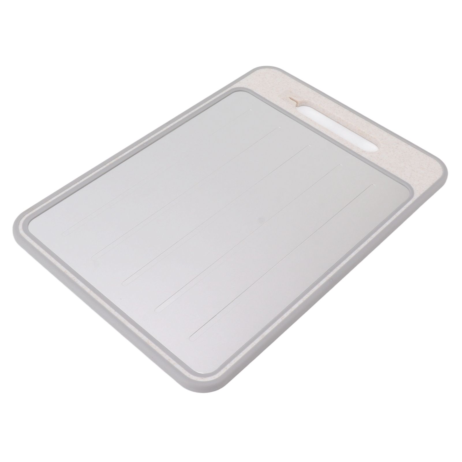 Defrosting Cutting Board Double Sided Chopping Board with Knife Sharpener for view 3