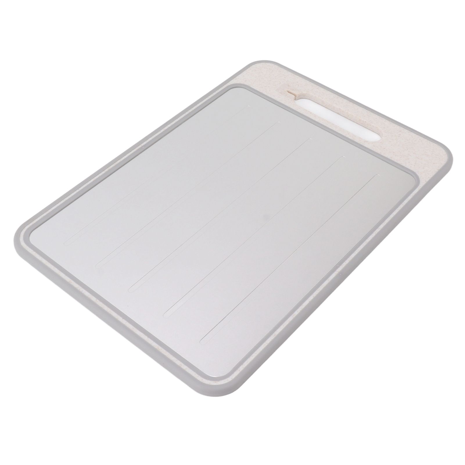 Defrosting Cutting Board Double Sided Chopping Board with Knife Sharpener for view 7