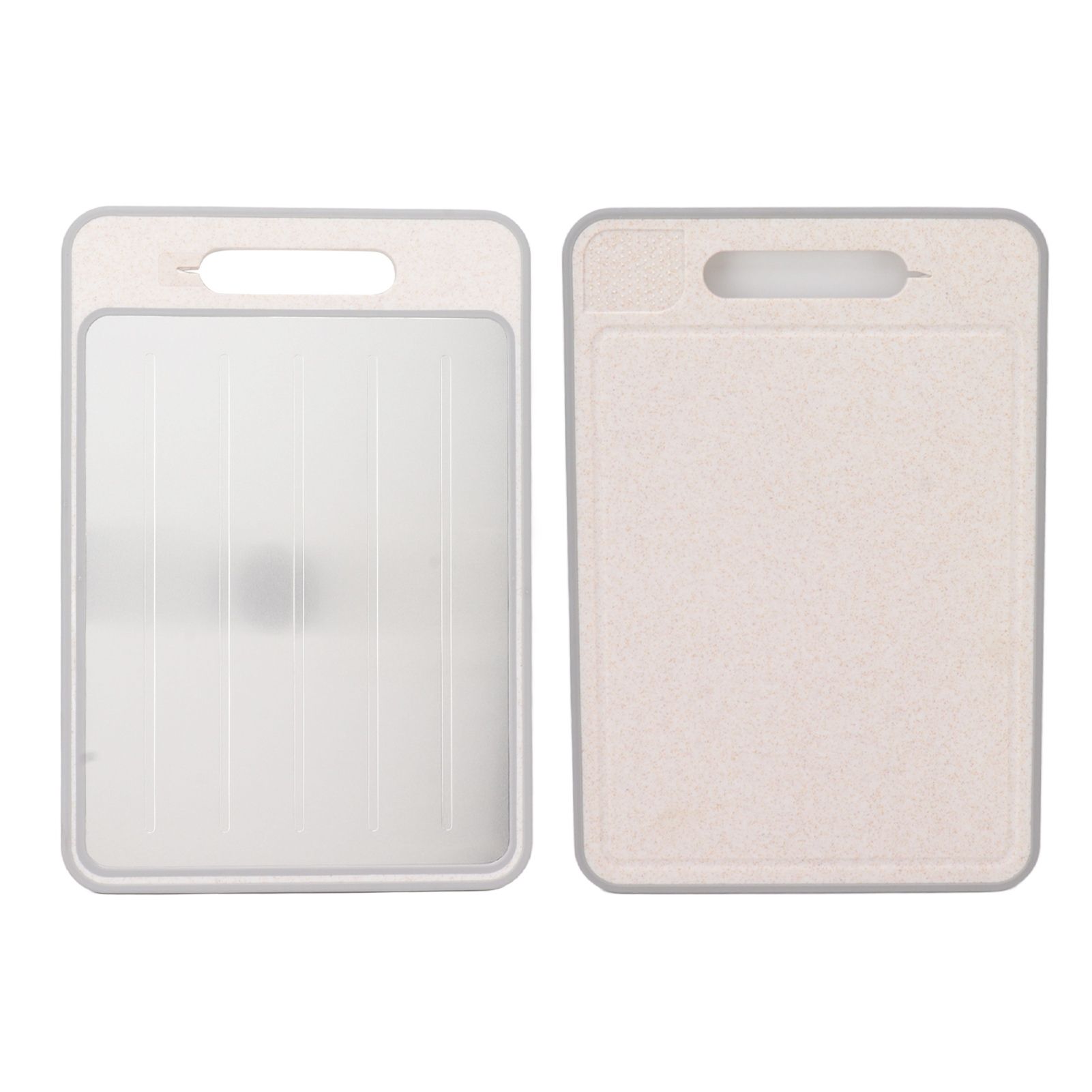 Defrosting Cutting Board Double Sided Chopping Board with Knife Sharpener for view 9