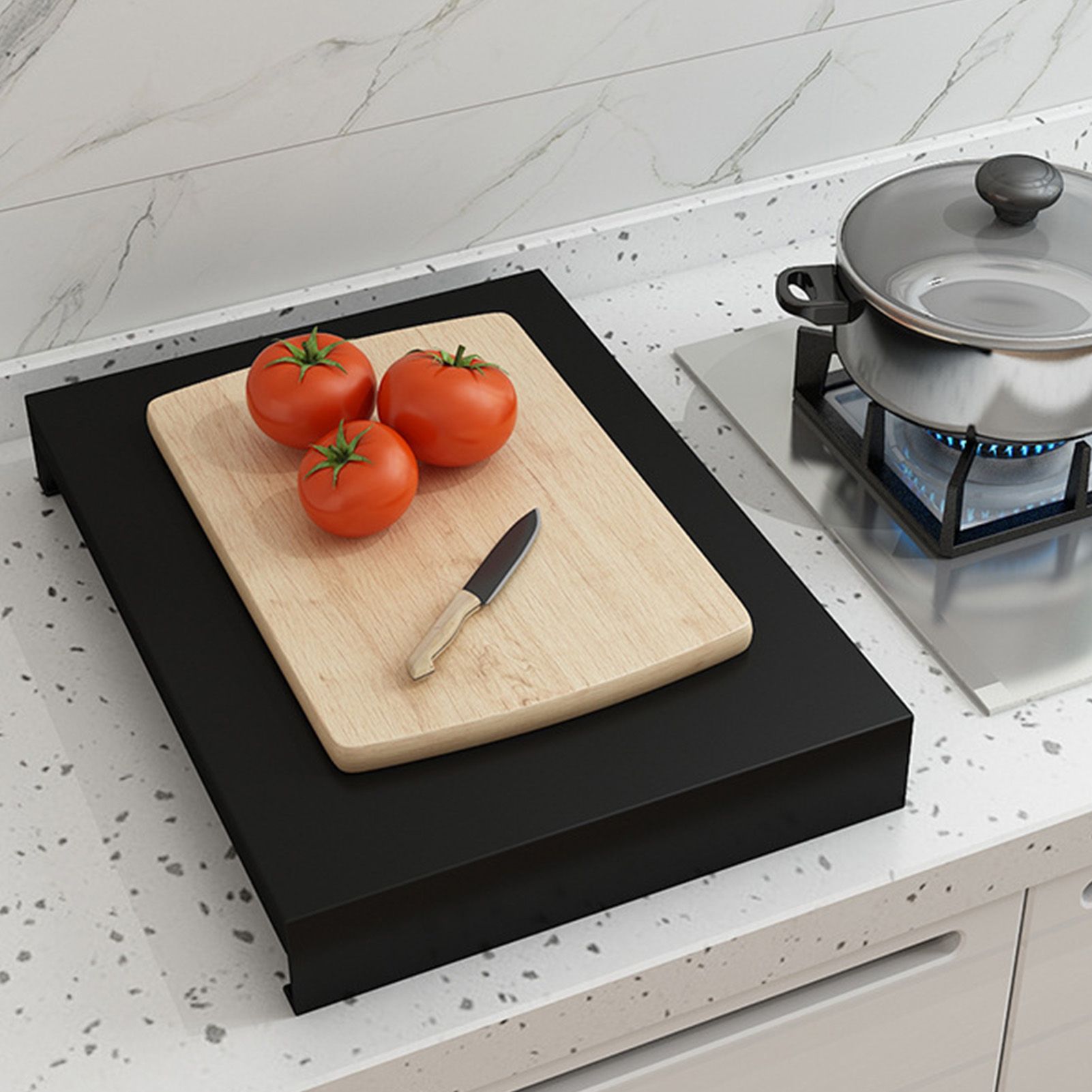 Stainless Steel Gas Stove Cover Noodle Board for Cooktop Electric Stove Range view 9