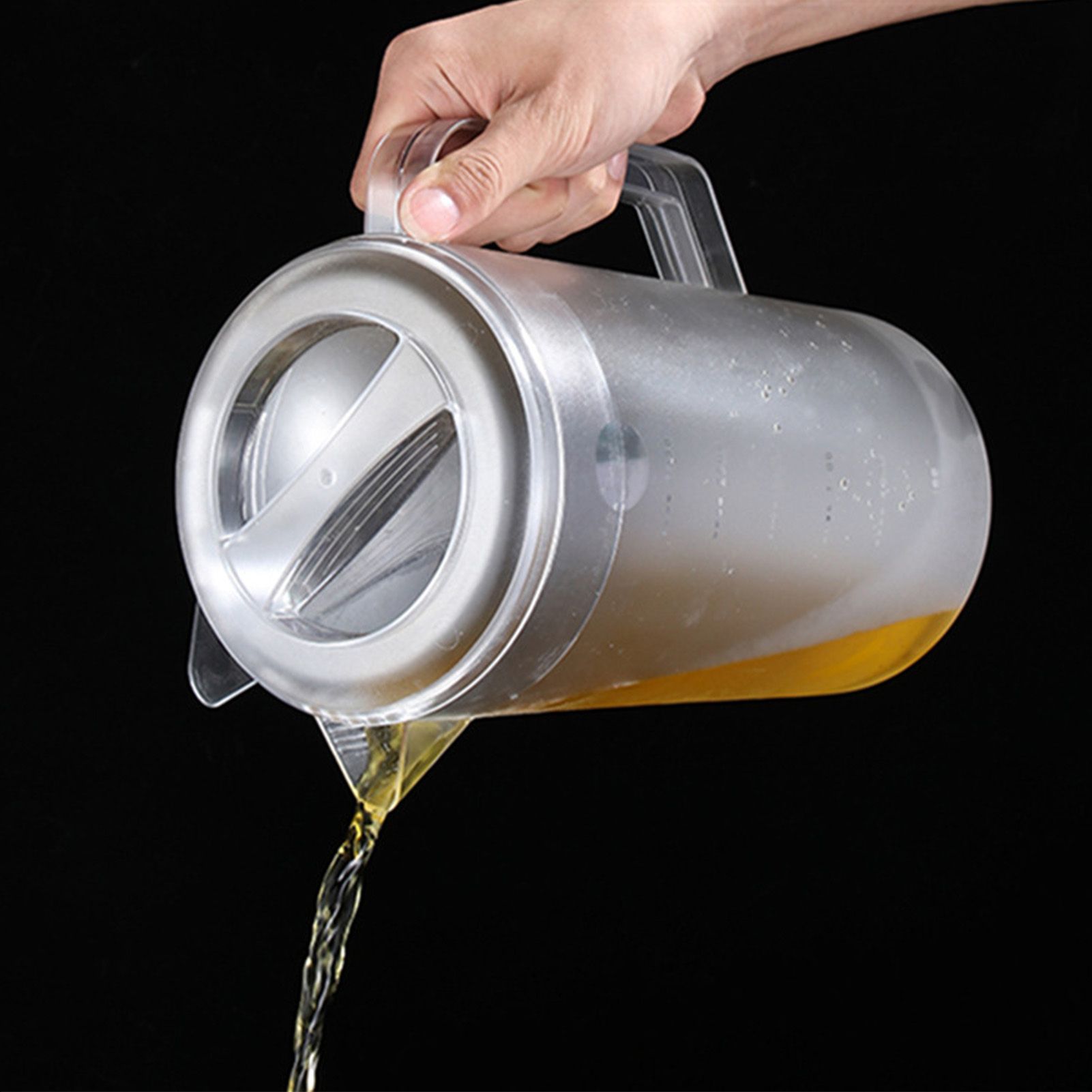 Water Pitcher PC Plastic High Temperature Resistance Frosted Kettle Mix Drinks view 6