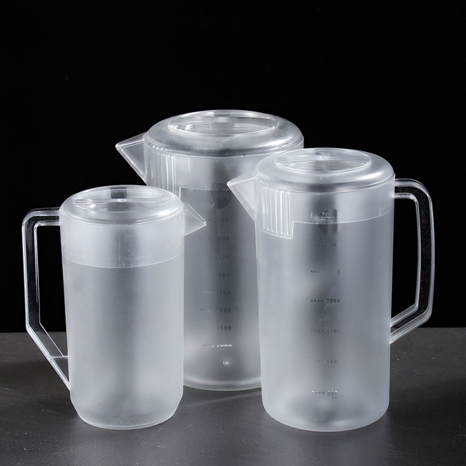 Water Pitcher PC Plastic High Temperature Resistance Frosted Kettle Mix Drinks view 7