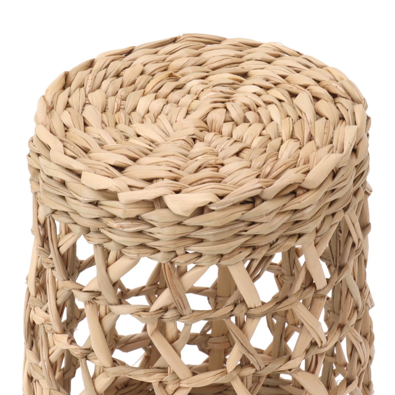 6 PCS Woven Cup Holders Anti Scald Hollow Straw Woven Glass Cup Sleeve for view 13