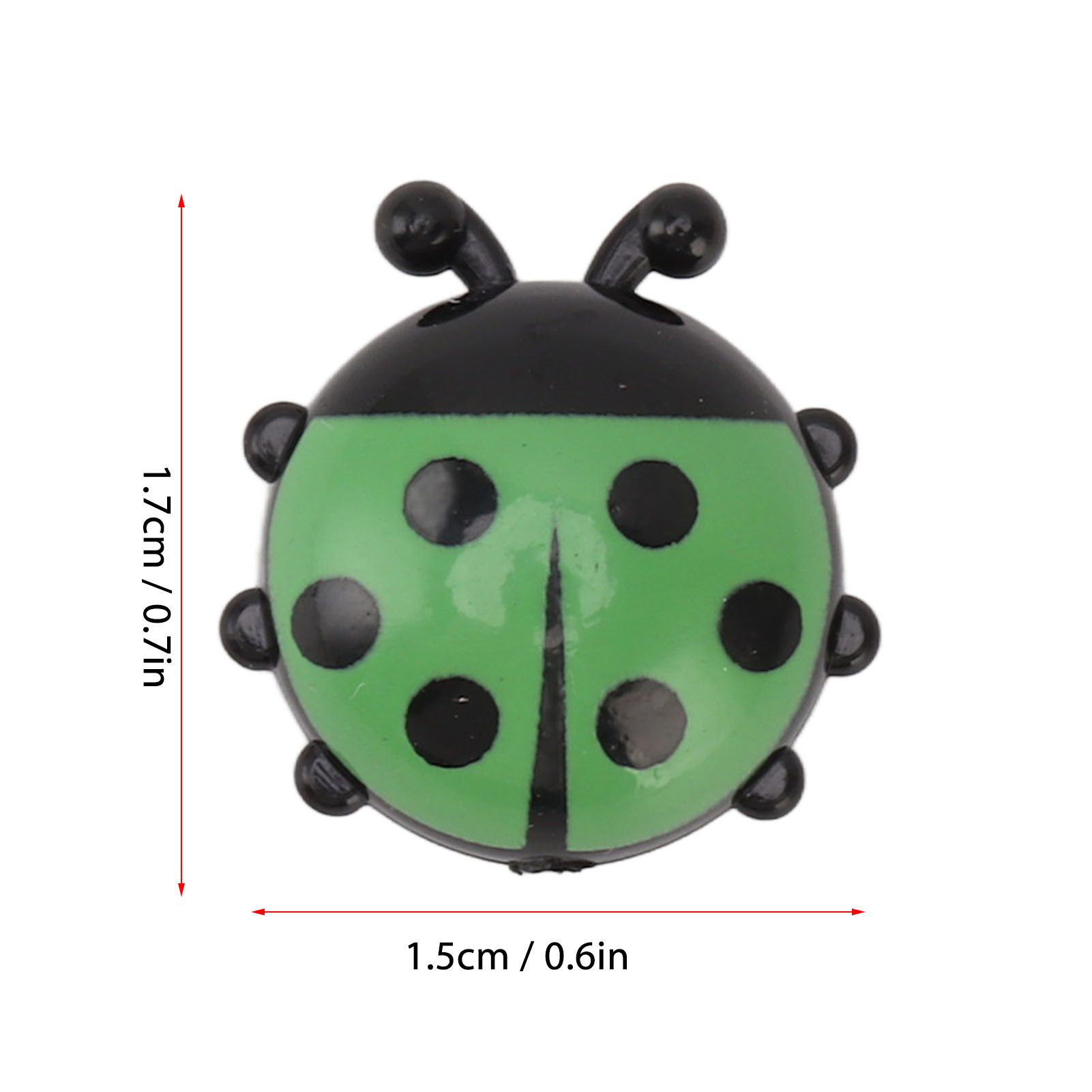 12pcs Resin Ladybug Shaped Refrigerator Magnets Home Kitchen Cute Cartoon view 15