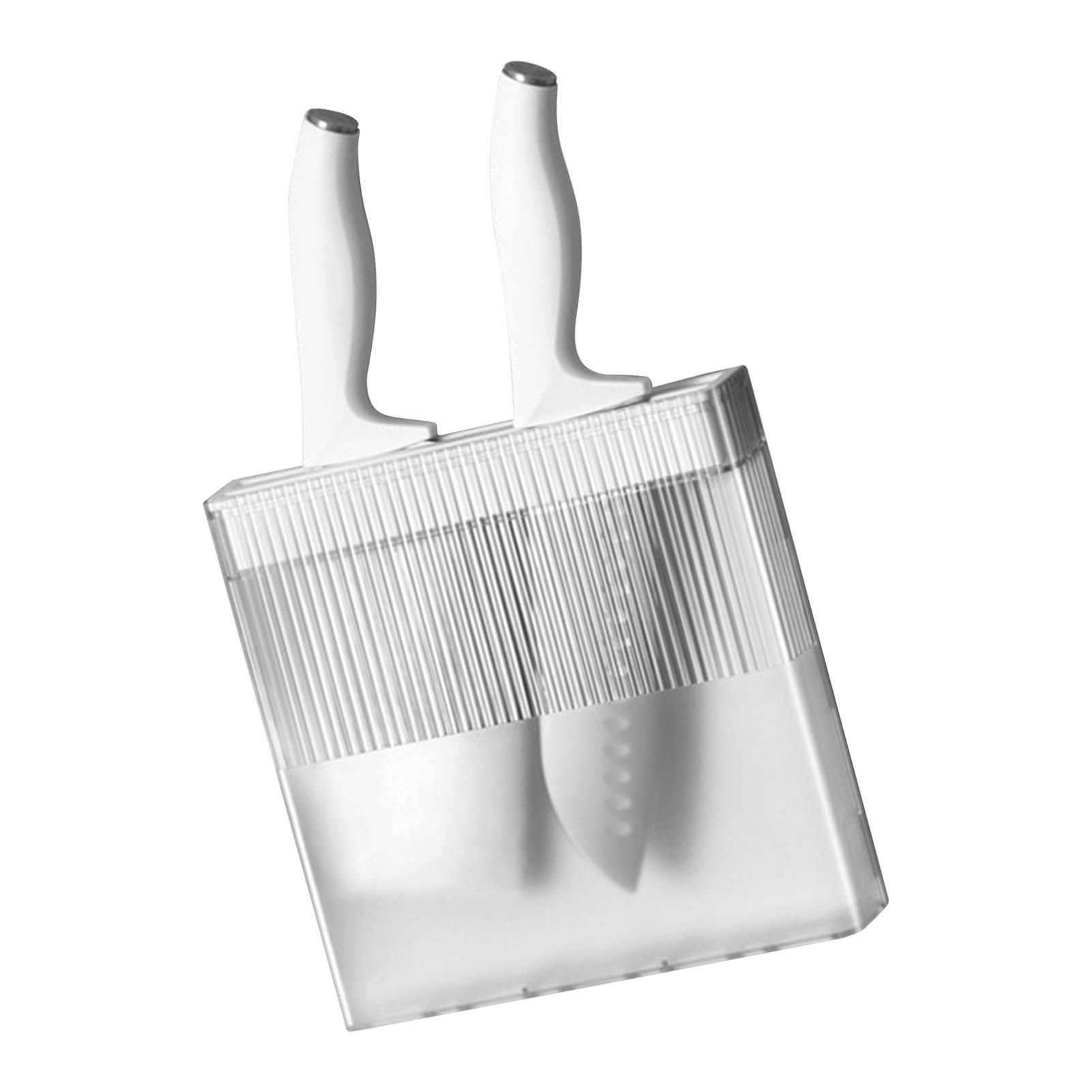 Knife Holder for Wall Knife Organizer Drill Free Wall Mounted Knife Block view 3