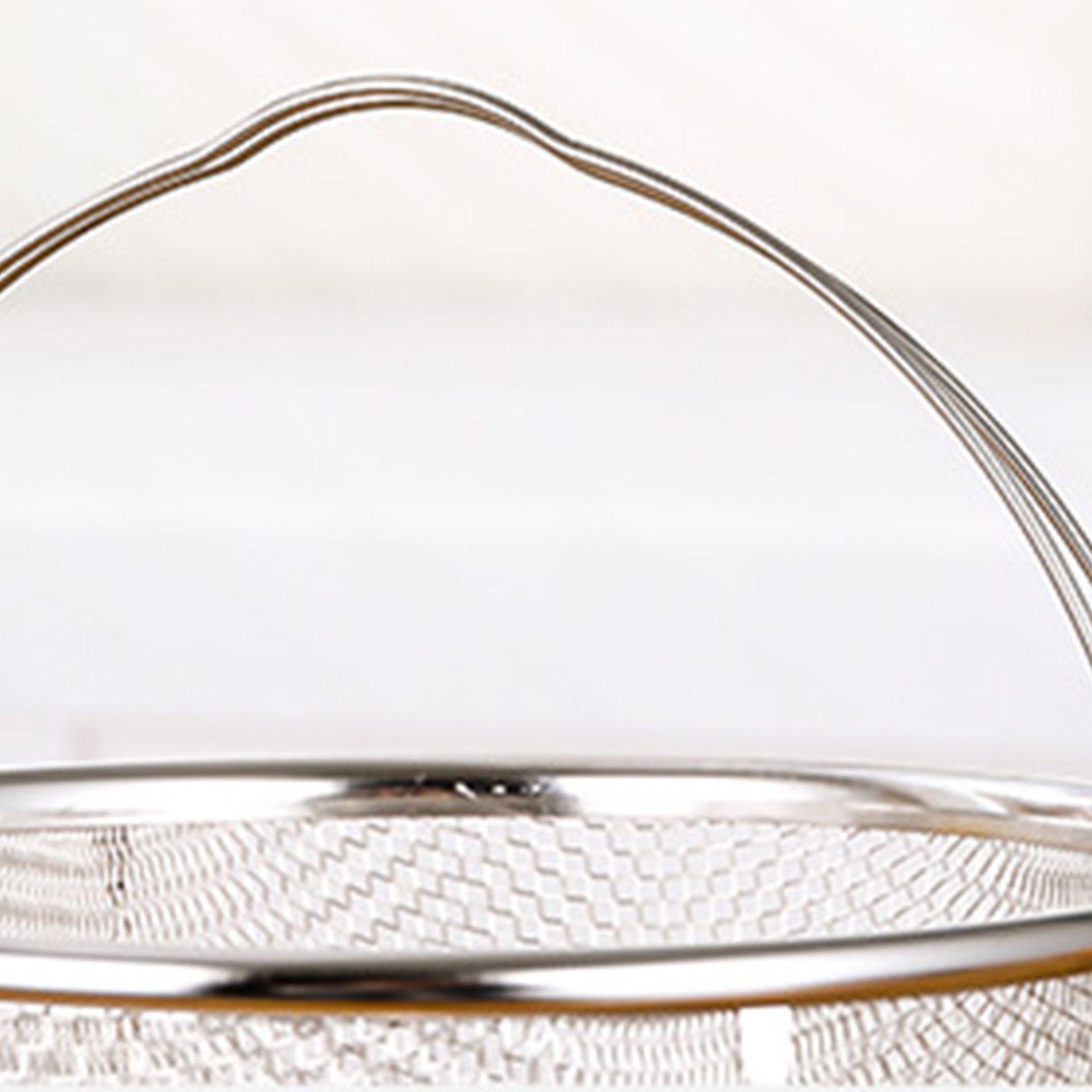 Mesh Steaming Basket Stainless Steel Comfortable Handles Heat Resistant view 6