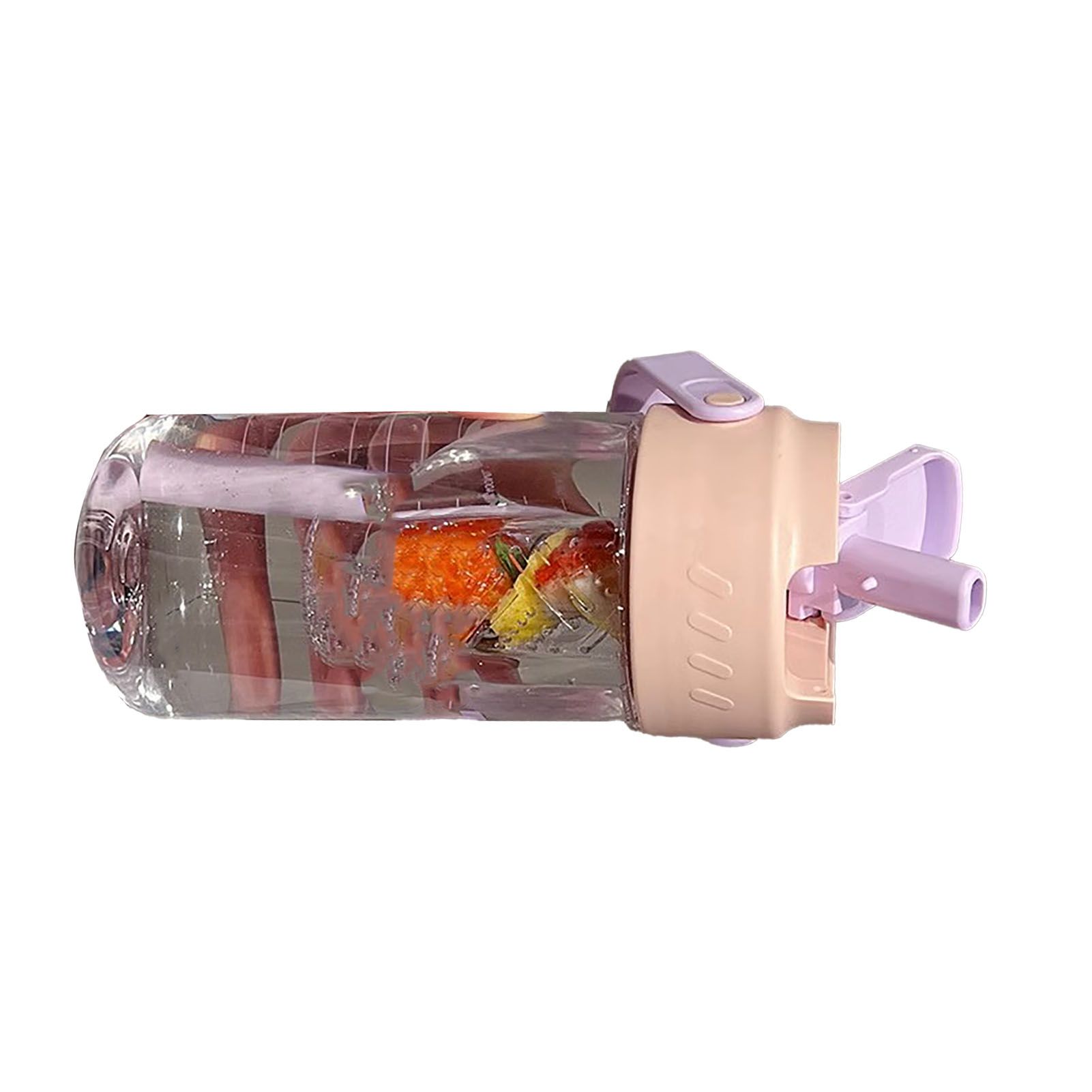Straw Water Bottle Built in Tea Strainer with Handle PC 700ml Beautiful Cute view 4
