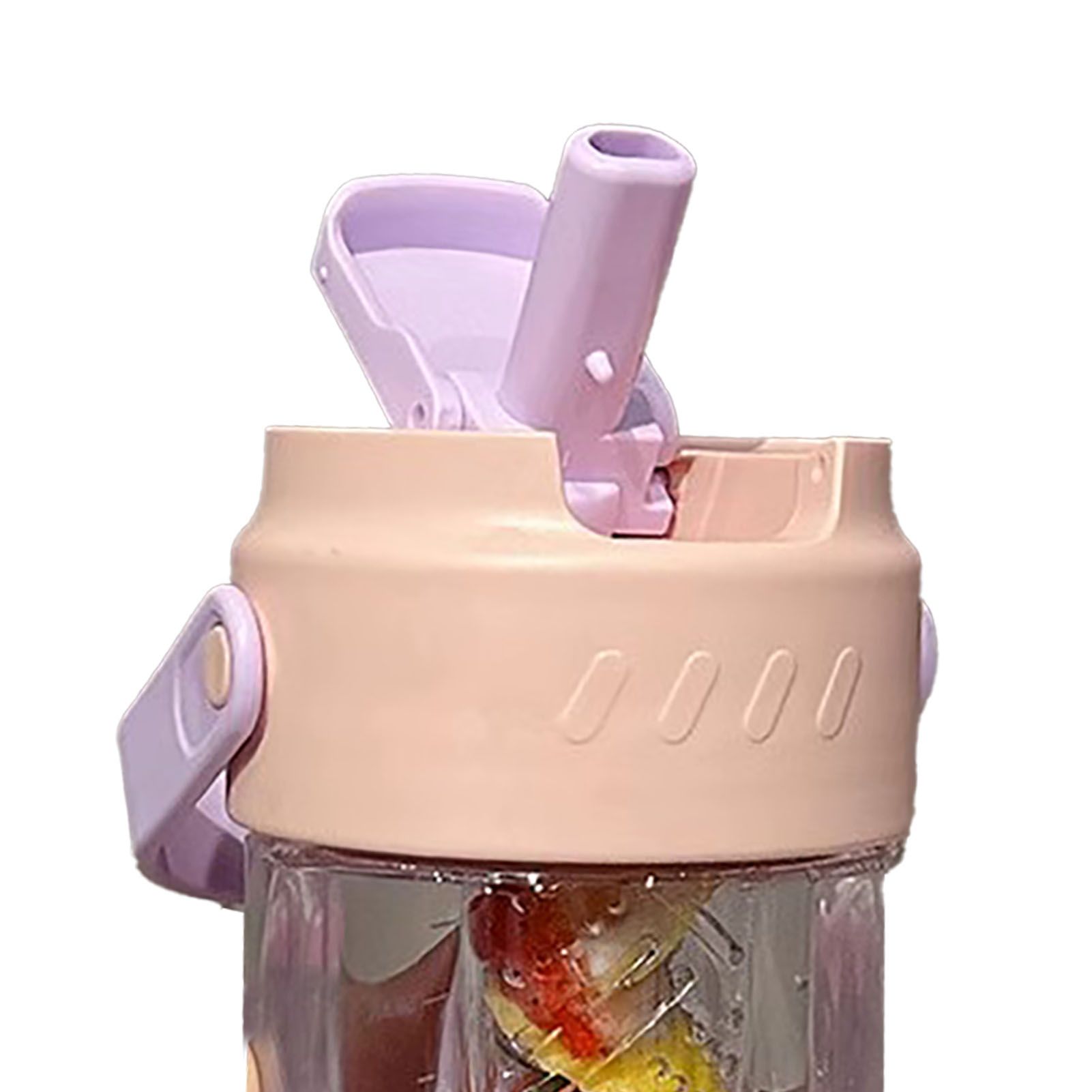 Straw Water Bottle Built in Tea Strainer with Handle PC 700ml Beautiful Cute view 9