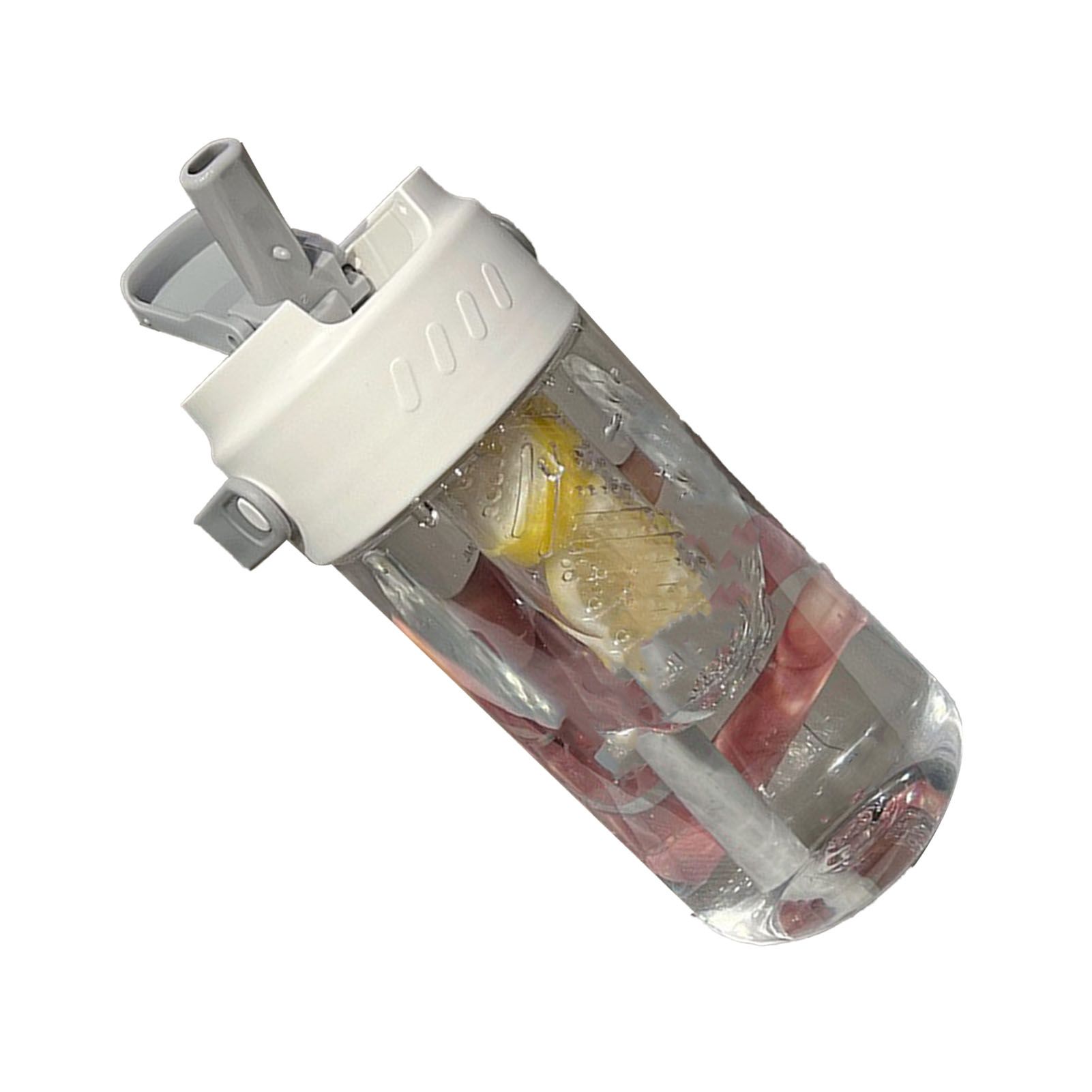 Straw Water Bottle Built in Tea Strainer with Handle PC 700ml Beautiful Cute view 2