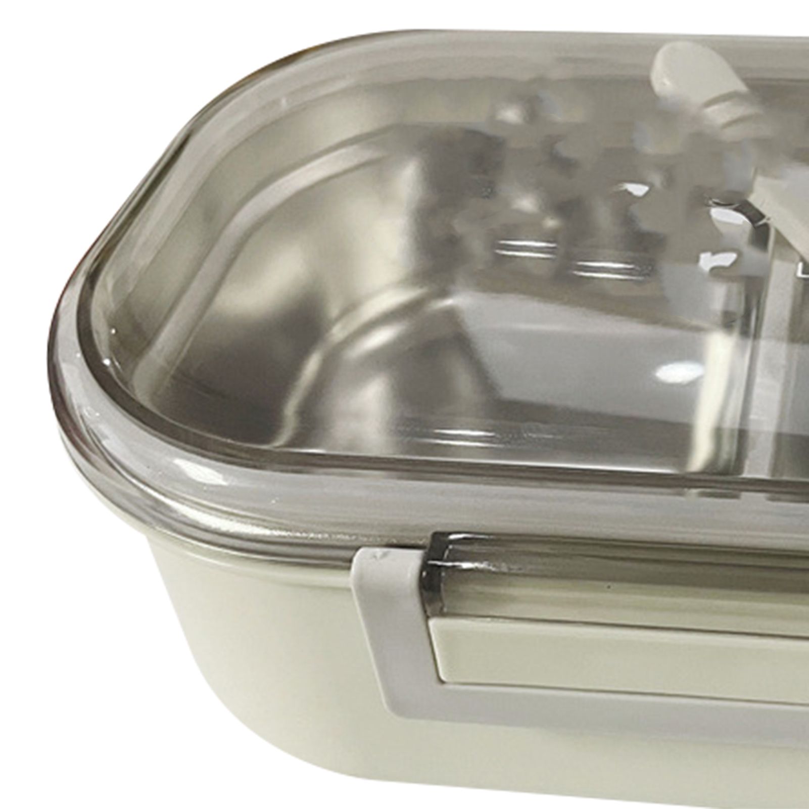 Stainless Steel Lunch Box Korean Style 2 Compartment Bento Box Metal Food view 7