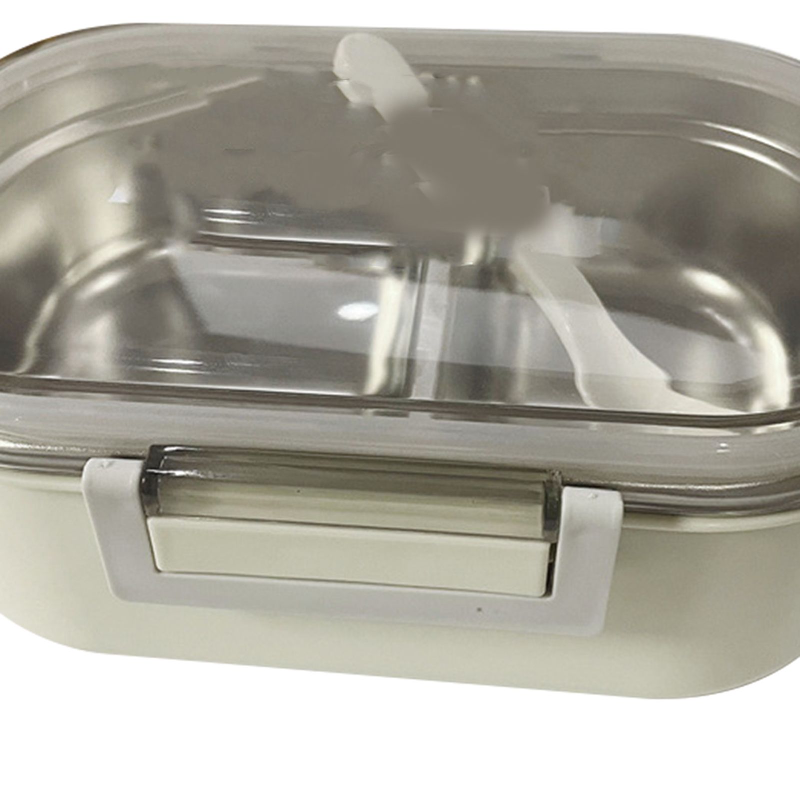 Stainless Steel Lunch Box Korean Style 2 Compartment Bento Box Metal Food view 8