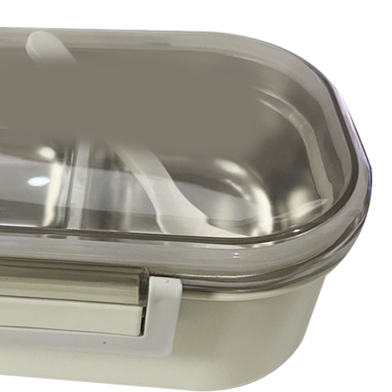 Stainless Steel Lunch Box Korean Style 2 Compartment Bento Box Metal Food view 9