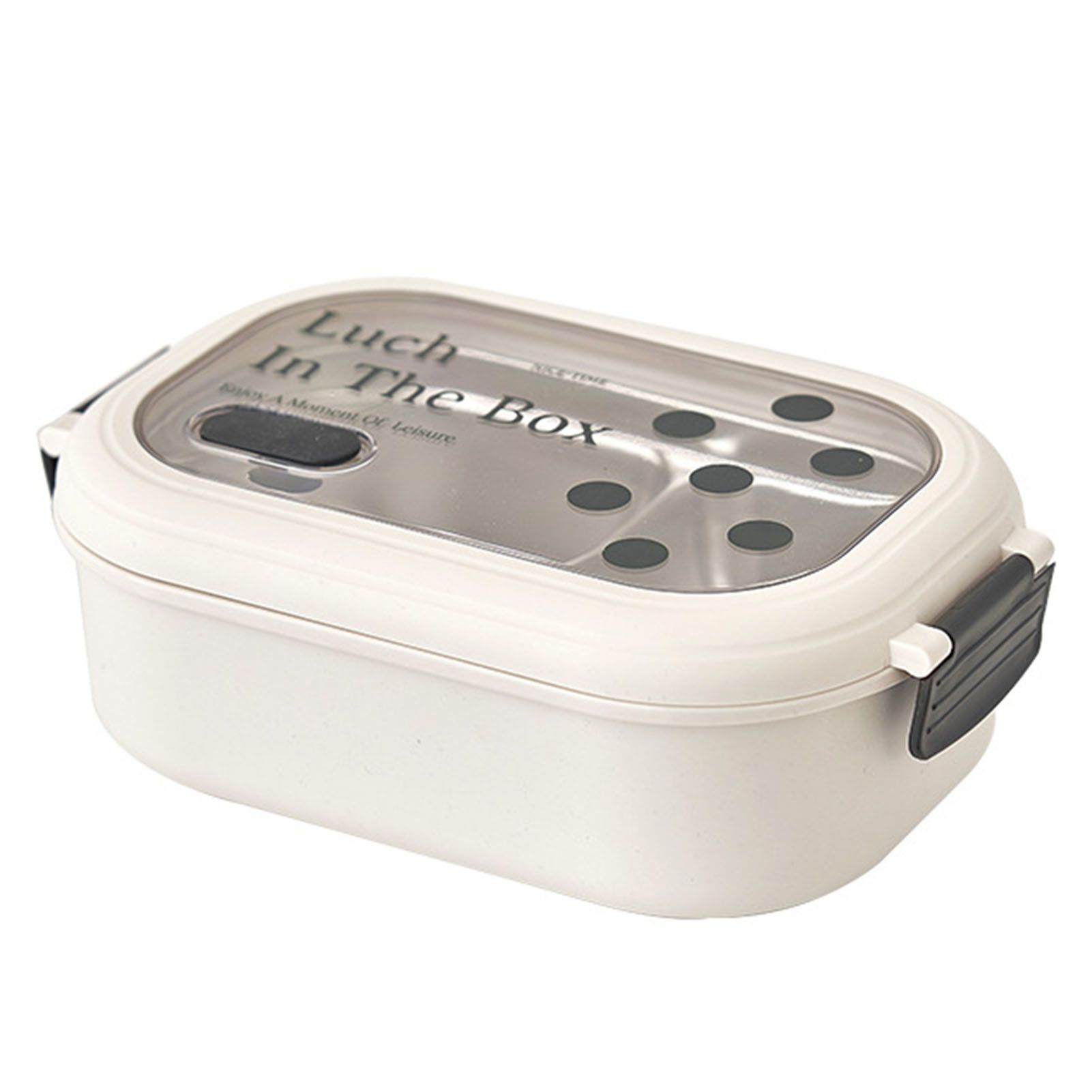 2 Compartment Bento Box Heat Preservation Stainless Steel Interlayer Lunch Box
