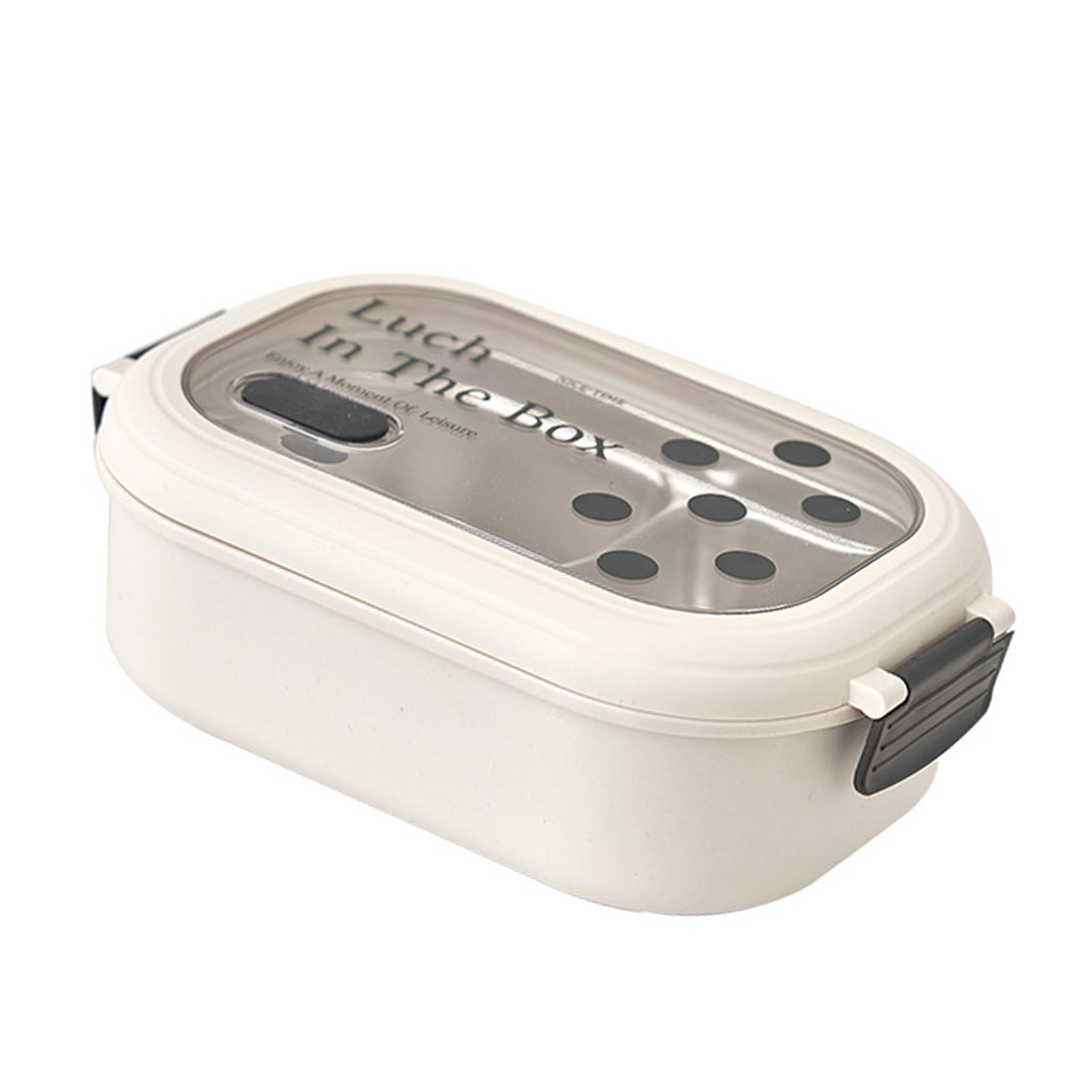 2 Compartment Bento Box Heat Preservation Stainless Steel Interlayer Lunch Box view 3