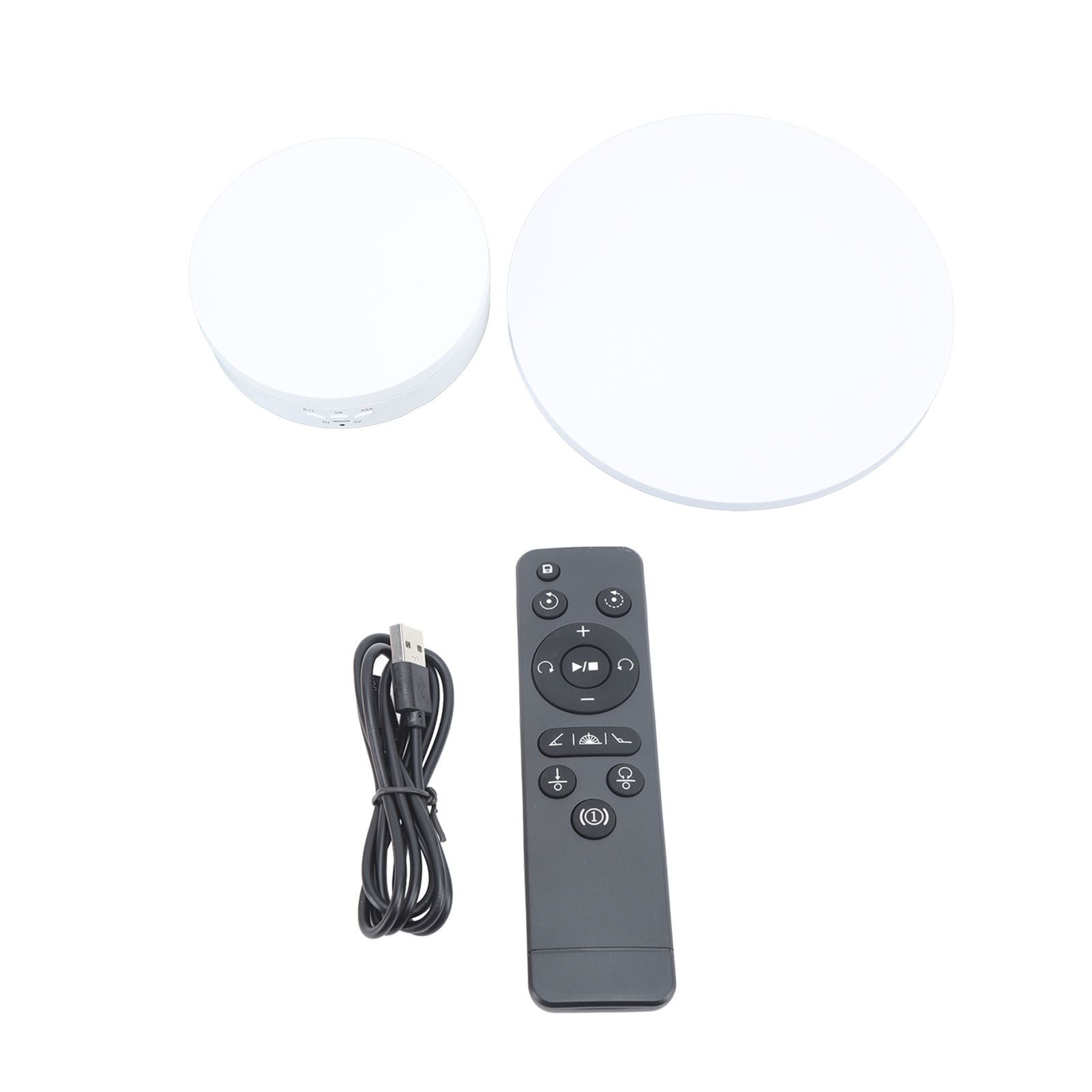 Electric Rotating Turntable 2 in 1 Smart Remote Control Jewelry Display Tray