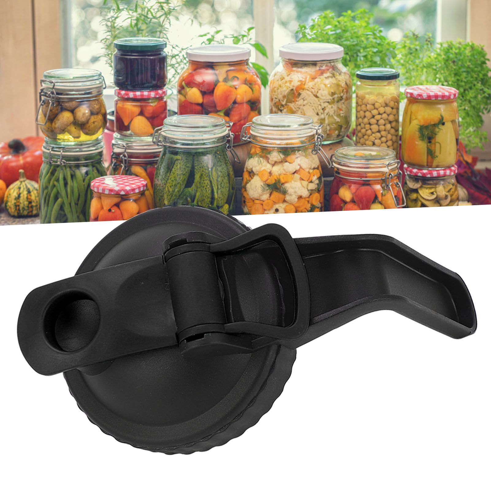 Wide Mouth Mason Jar Pour Spout Lid Leak Proof Mason Jar Flip Cap Lid with view 12