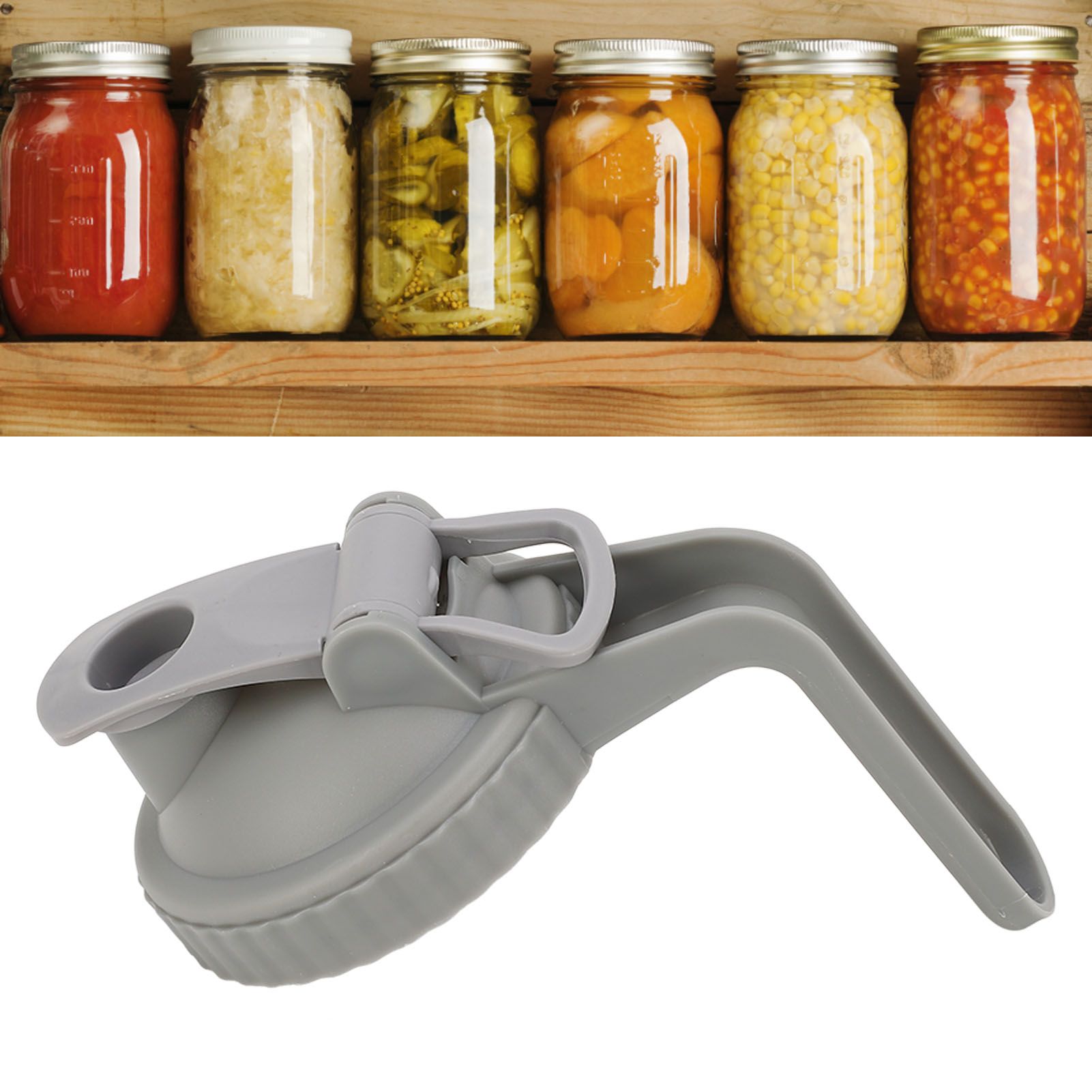 Wide Mouth Mason Jar Pour Spout Lid Leak Proof Mason Jar Flip Cap Lid with view 11