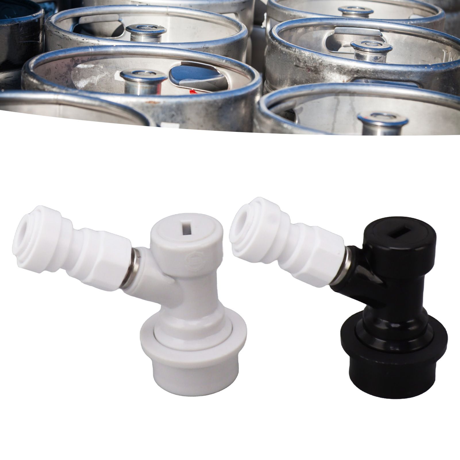 Ball Lock Disconnect Kit Beer Keg Liquid Dispenser Push in Fitting Quick Joint view 12
