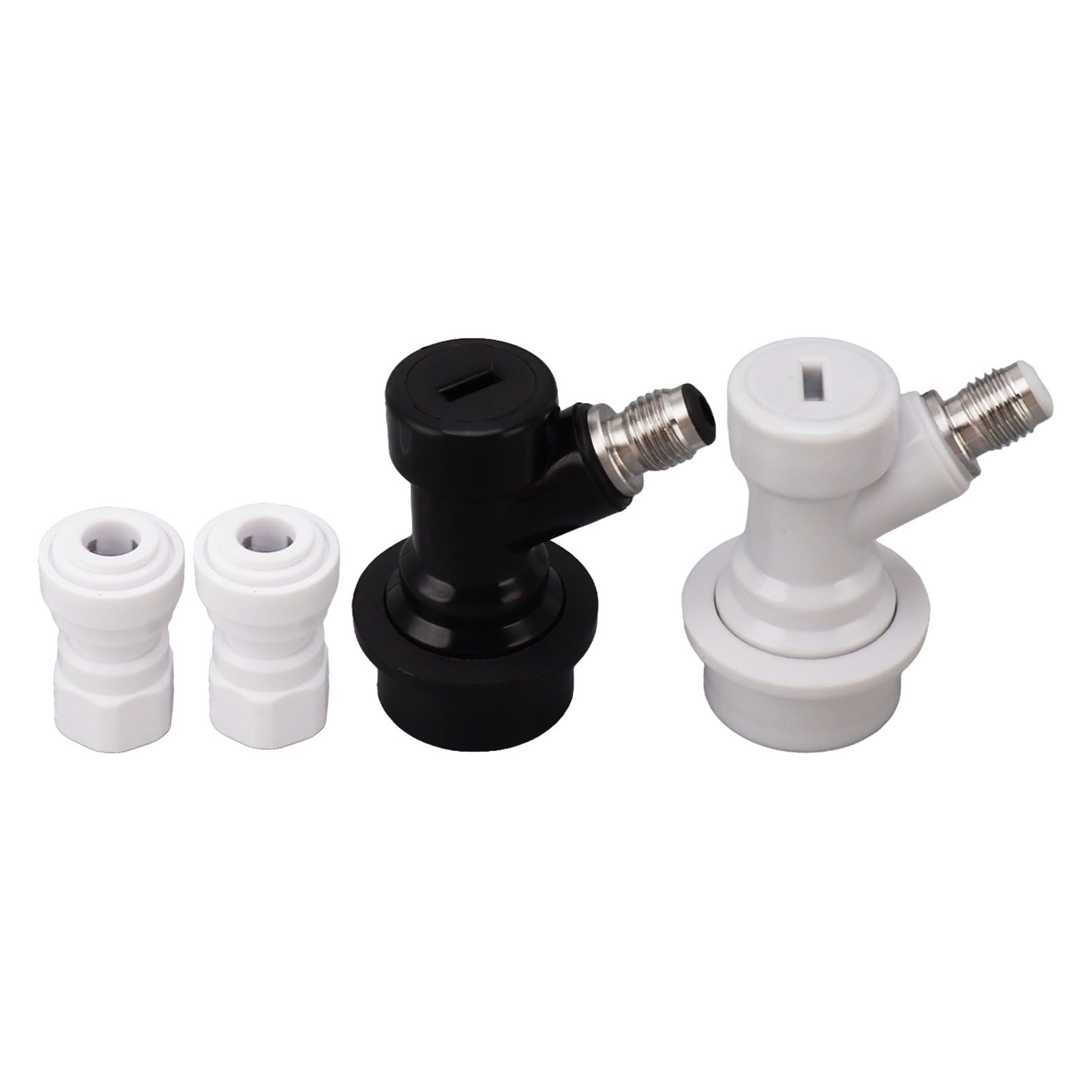 Ball Lock Disconnect Kit Beer Keg Liquid Dispenser Push in Fitting Quick Joint view 2