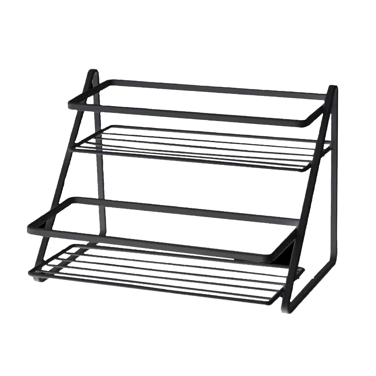 Kitchen Countertop Storage Rack Space Saving Multifunctional 2 Tiers Spice