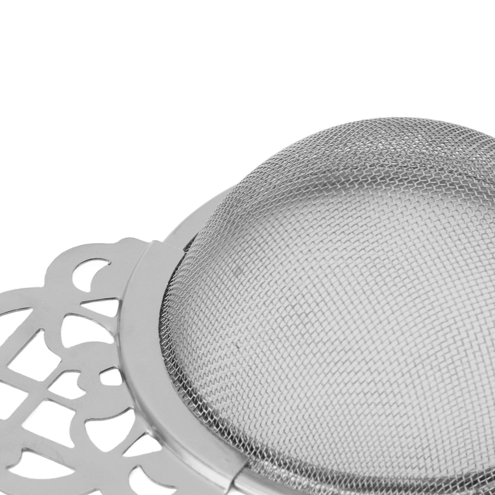 Stainless Steel Tea Strainers with Drip Bowl Double Handles Reusable Fine Mesh view 14
