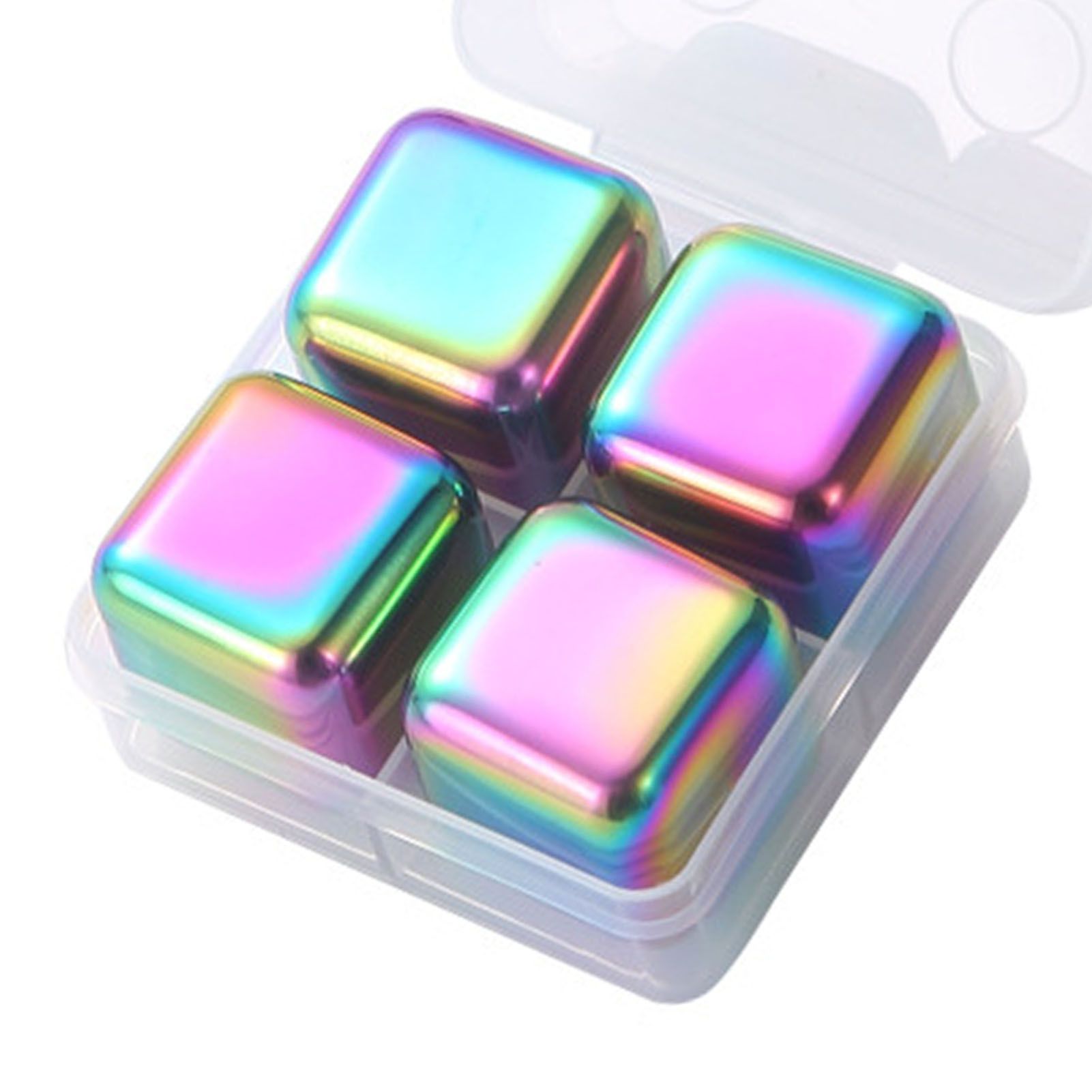 Metal Ice Cubes Stainless Steel Reusable Quick Chilling Clean Whiskey Stone view 9