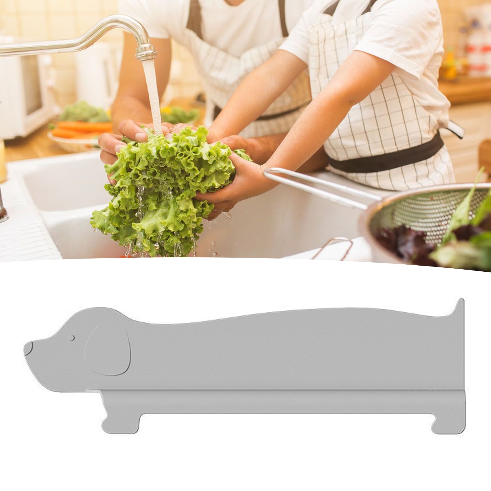 Sink Splash Guard Versatile Splash Proof Heat Resistant Rugged Kitchen Sink view 4