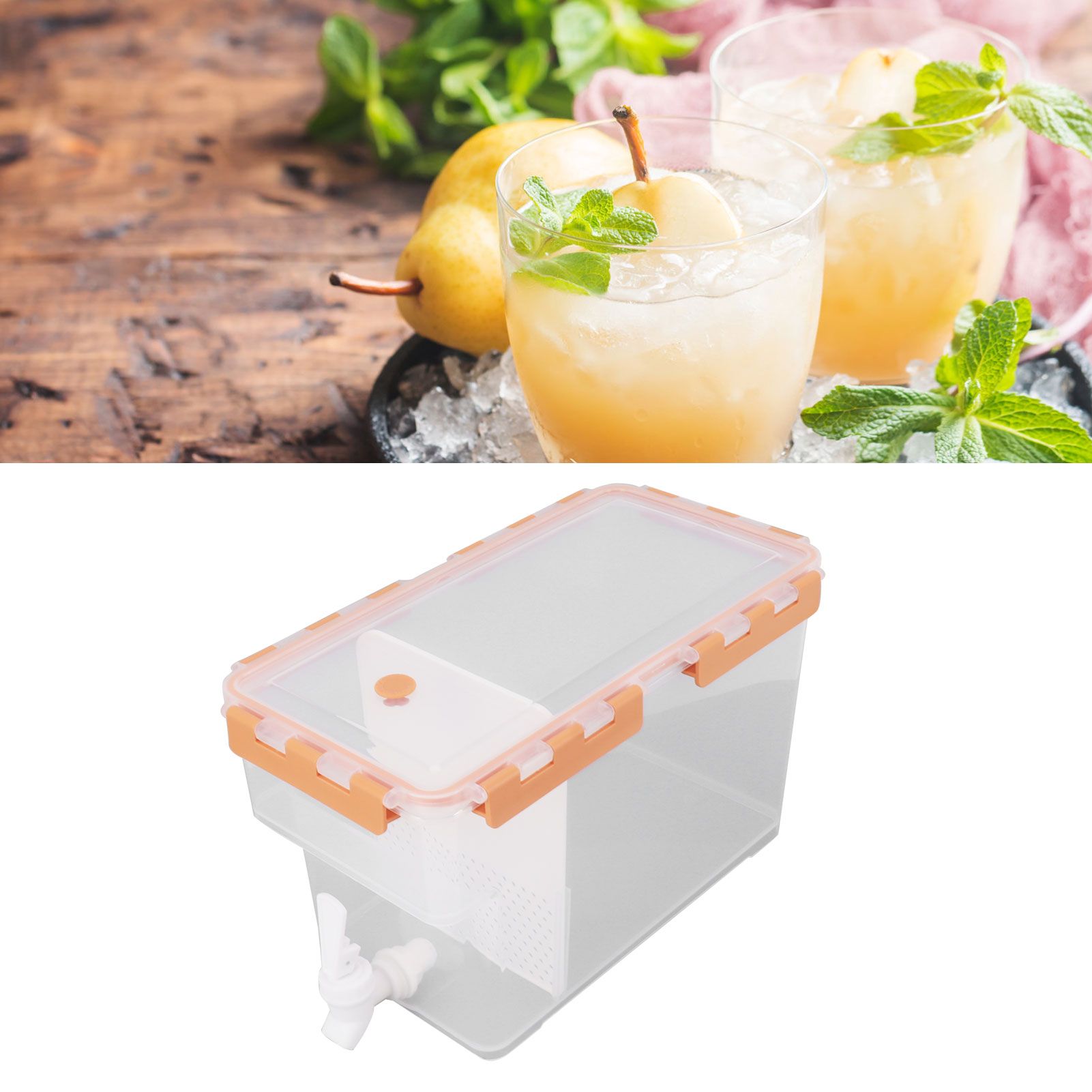 Refrigerator Drink Cold Kettle Large Capacity Multi Function Beverage Storage view 12