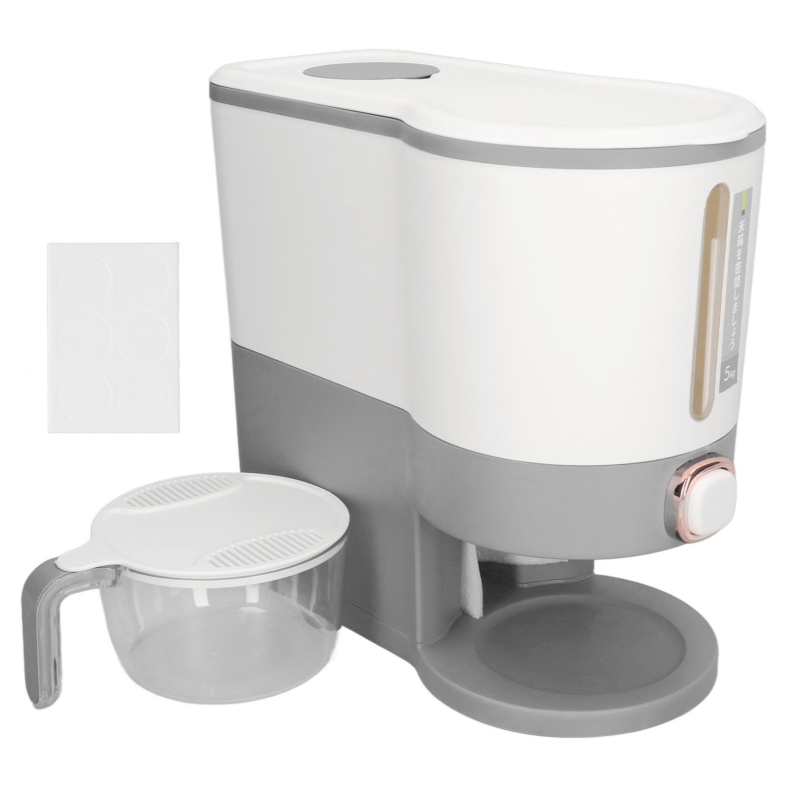 Rice Dispenser Household Food Grade Dry Sealed Grain Cereal Dispenser Bucket