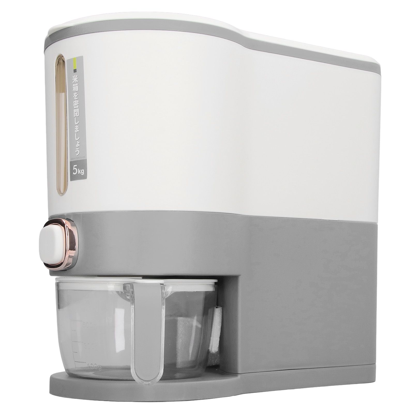 Rice Dispenser Household Food Grade Dry Sealed Grain Cereal Dispenser Bucket view 3