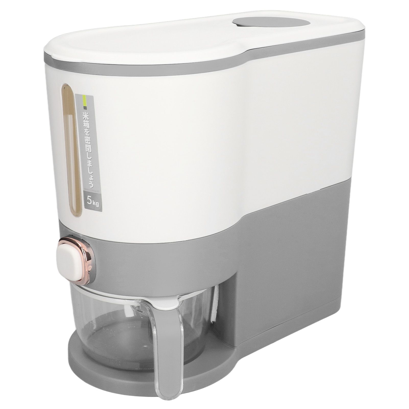 Rice Dispenser Household Food Grade Dry Sealed Grain Cereal Dispenser Bucket view 7