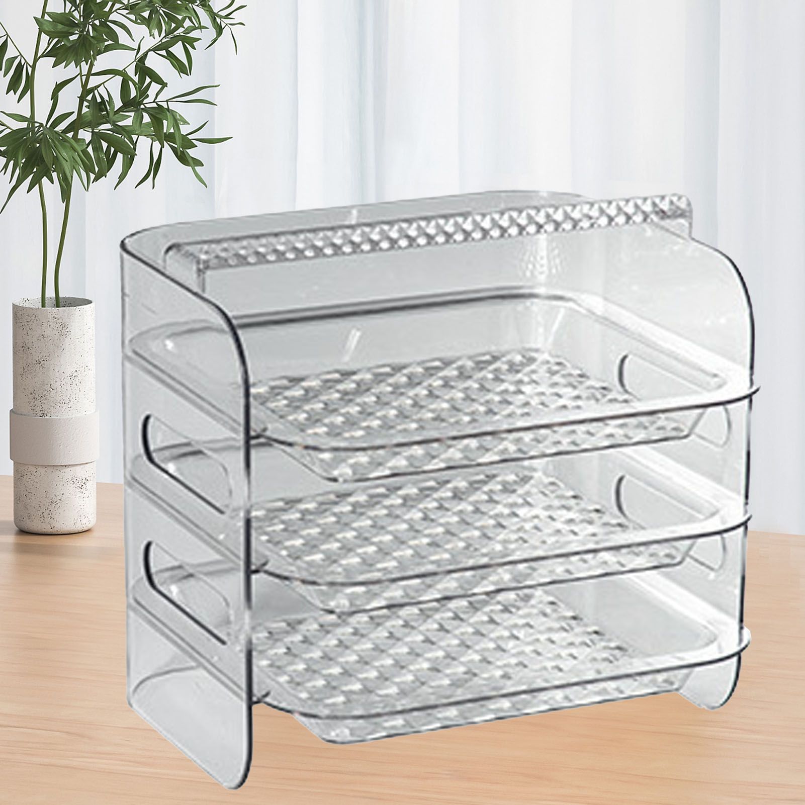 Multi Layer Food Tray Multifunctional Strong Capacity Durable Vegetable Fruit view 7