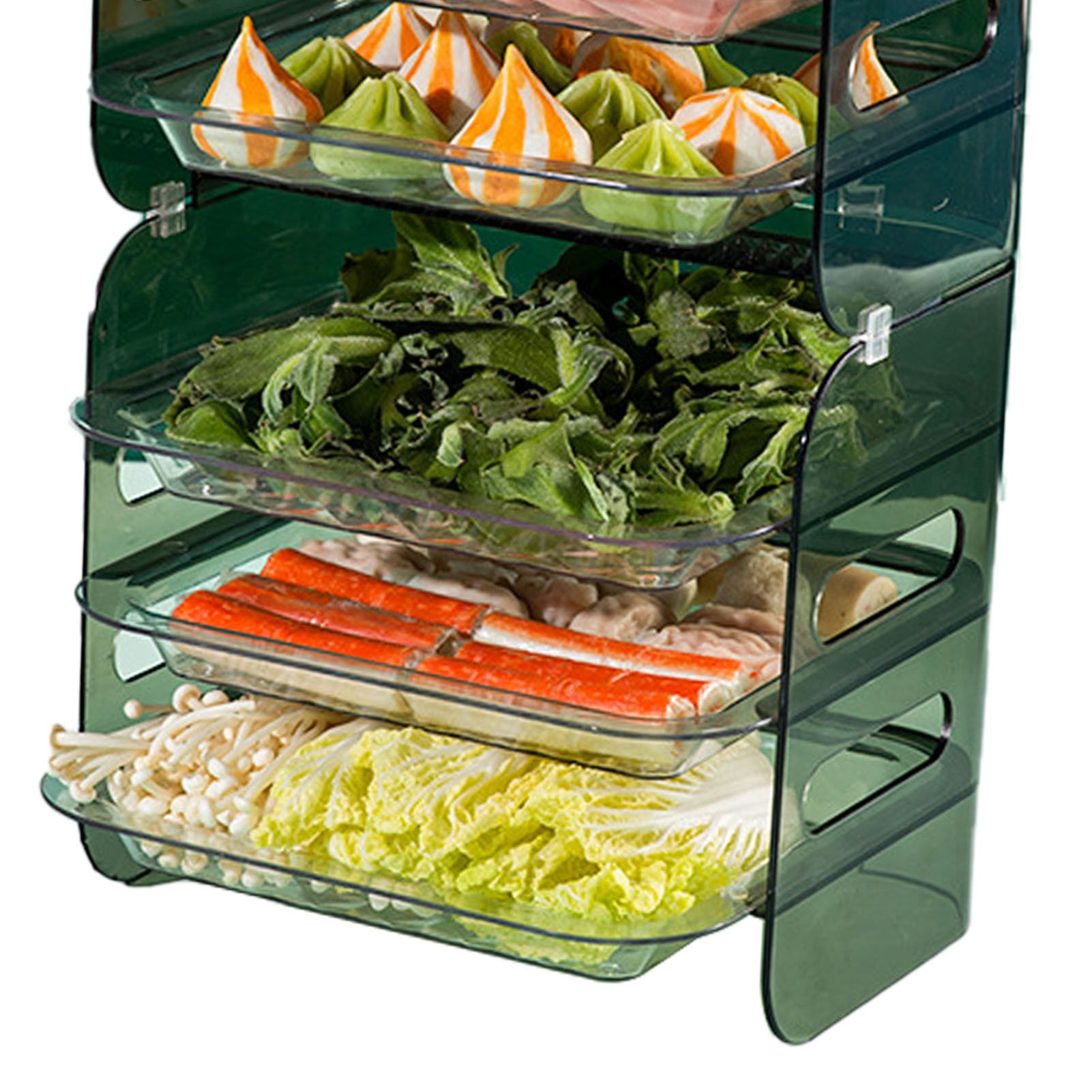 Multi Layer Food Tray Multifunctional Strong Capacity Durable Vegetable Fruit view 9