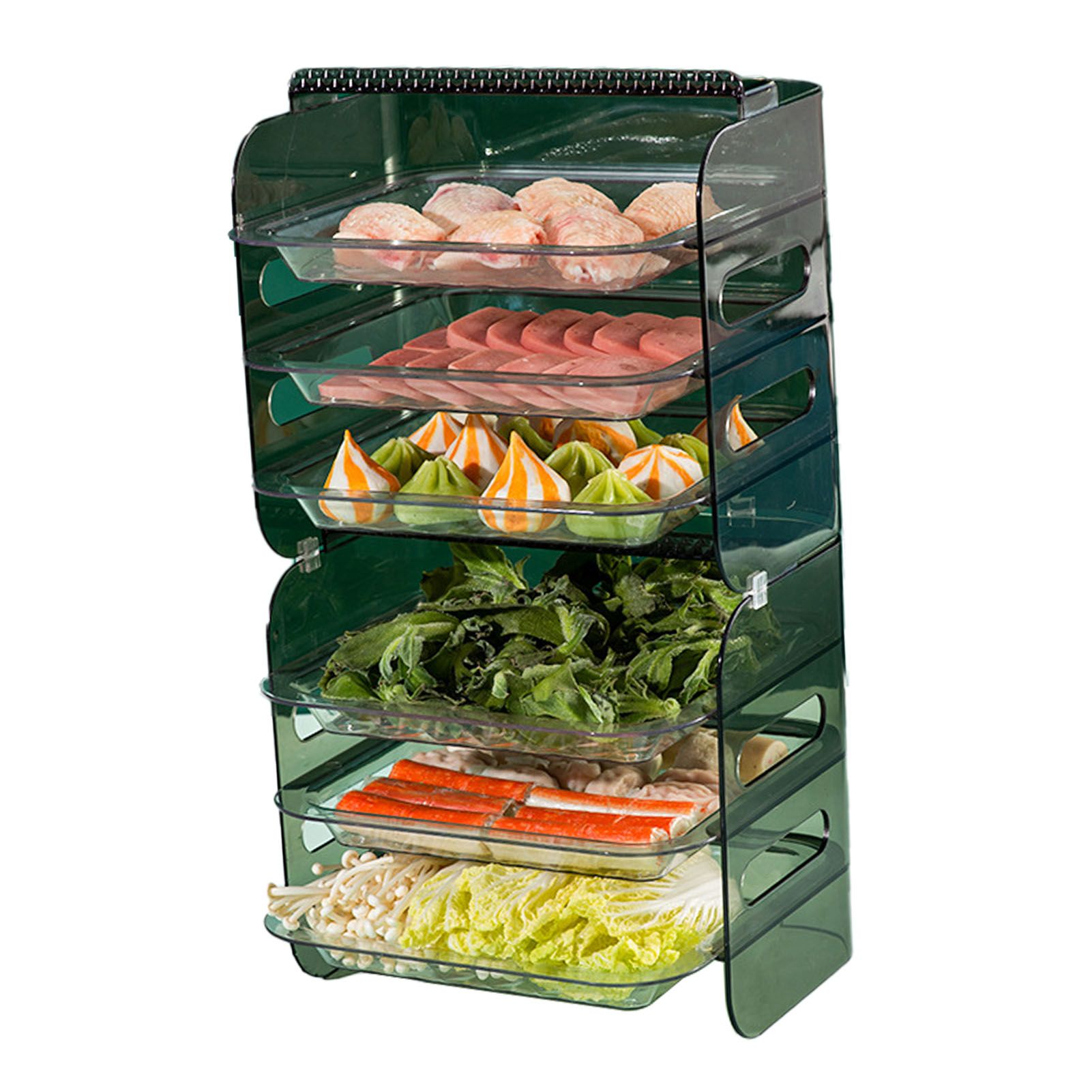 Multi Layer Food Tray Multifunctional Strong Capacity Durable Vegetable Fruit view 10