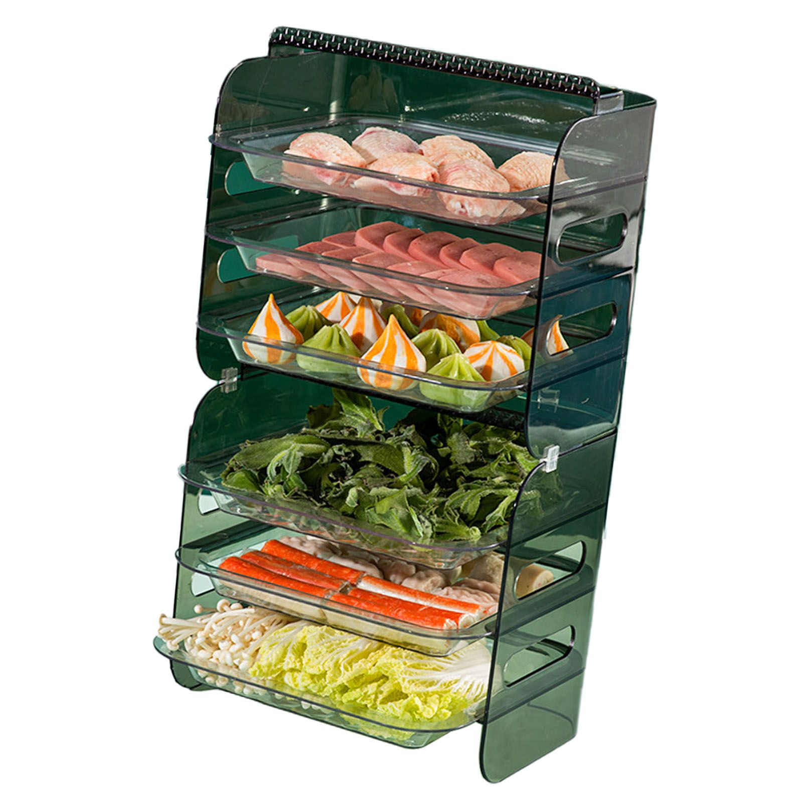 Multi Layer Food Tray Multifunctional Strong Capacity Durable Vegetable Fruit view 11