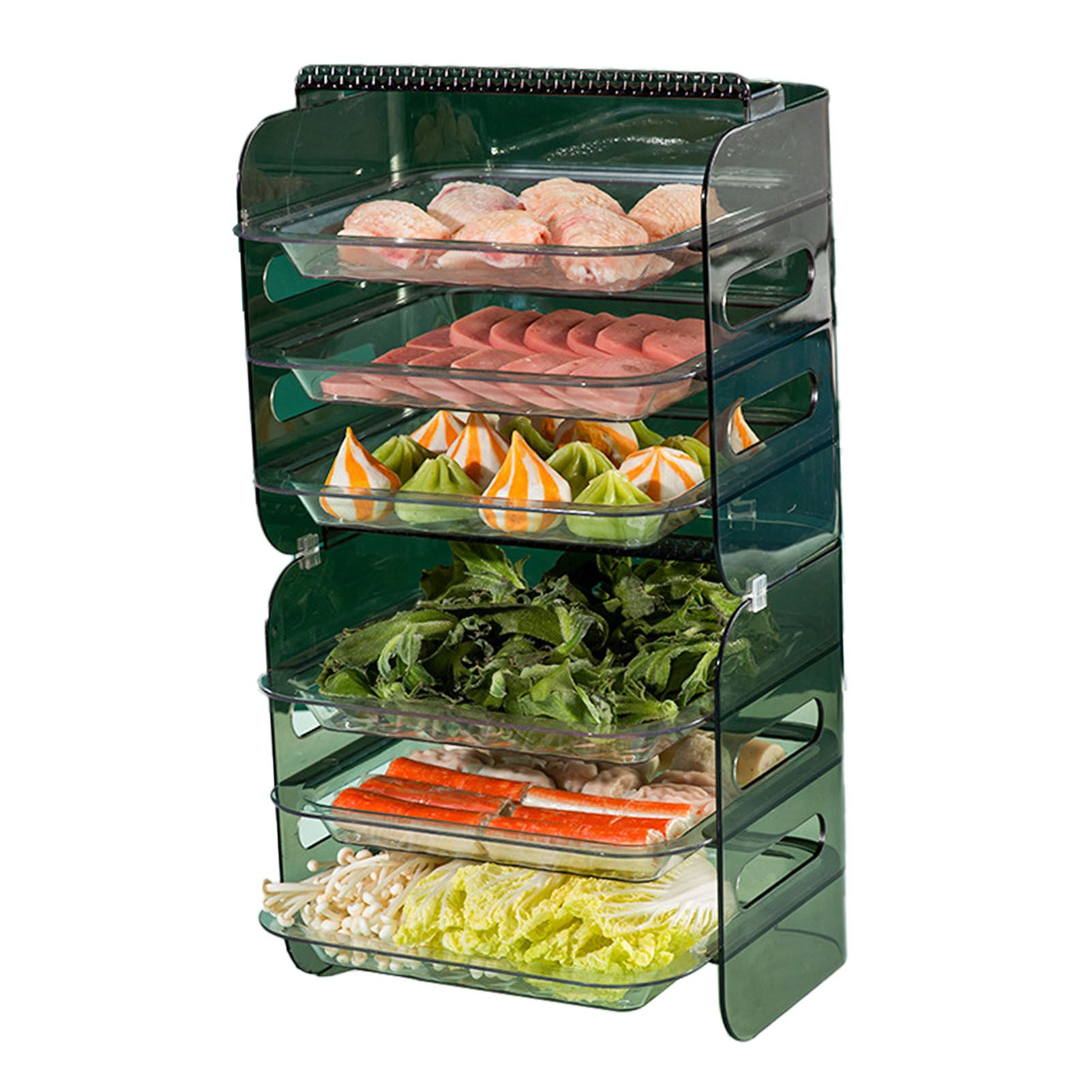 Multi Layer Food Tray Multifunctional Strong Capacity Durable Vegetable Fruit view 12