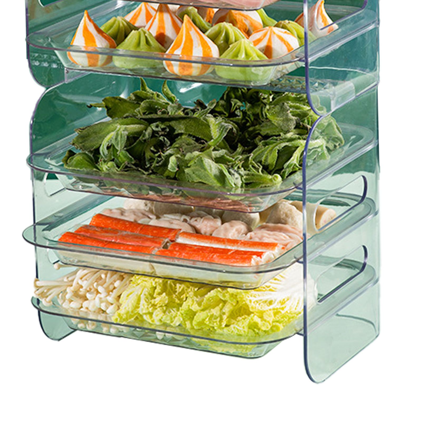 Multi Layer Food Tray Multifunctional Strong Capacity Durable Vegetable Fruit view 11