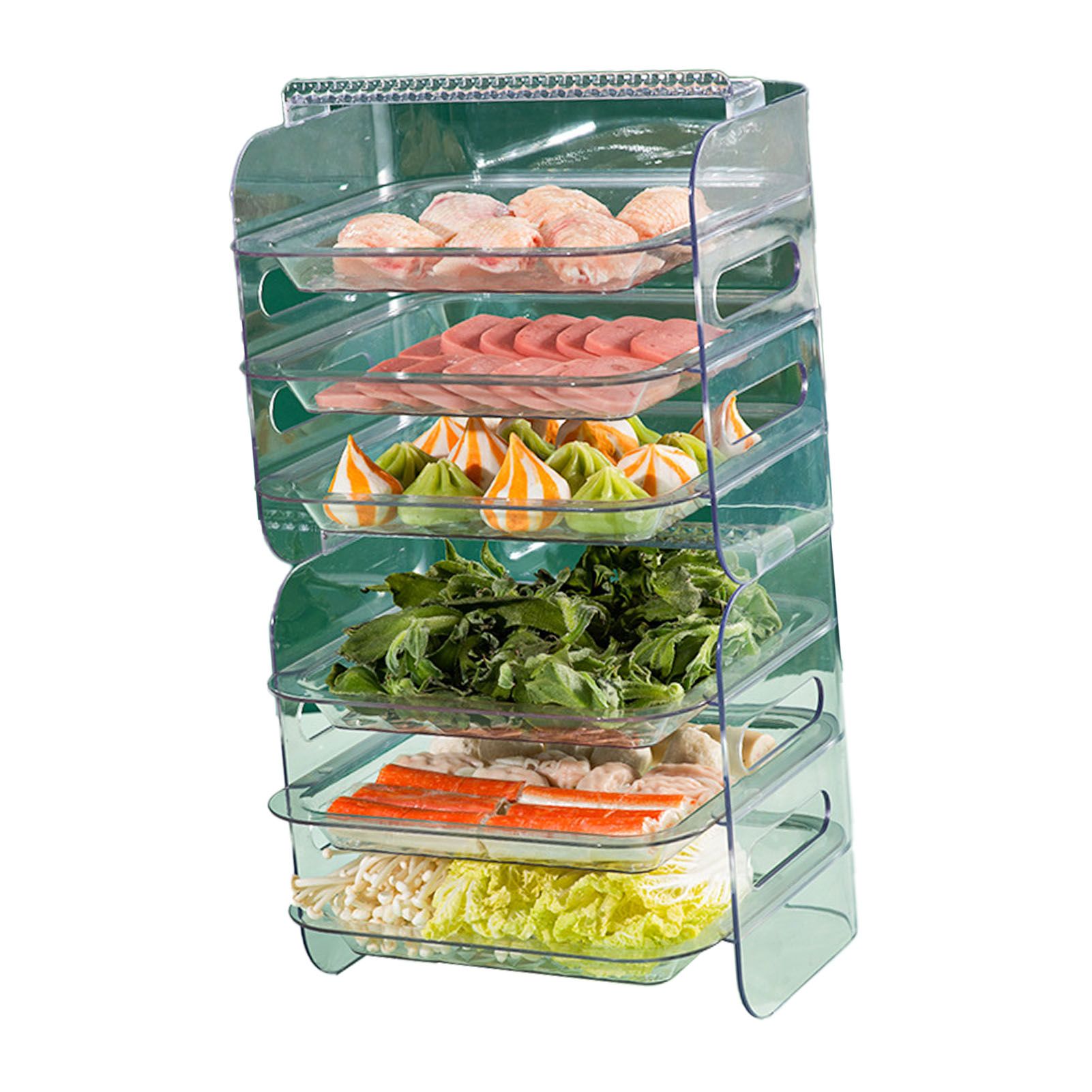 Multi Layer Food Tray Multifunctional Strong Capacity Durable Vegetable Fruit view 12