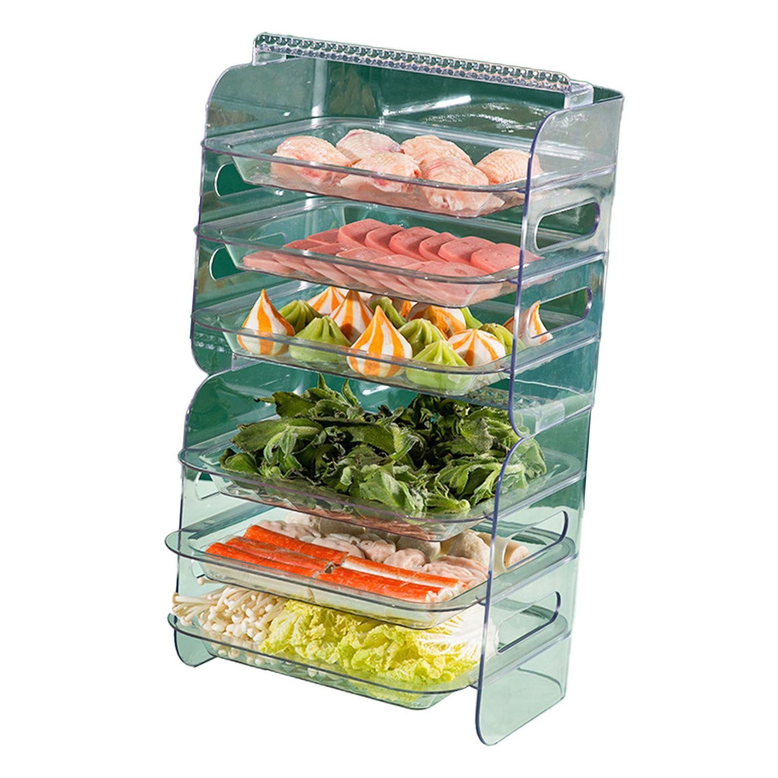 Multi Layer Food Tray Multifunctional Strong Capacity Durable Vegetable Fruit view 13