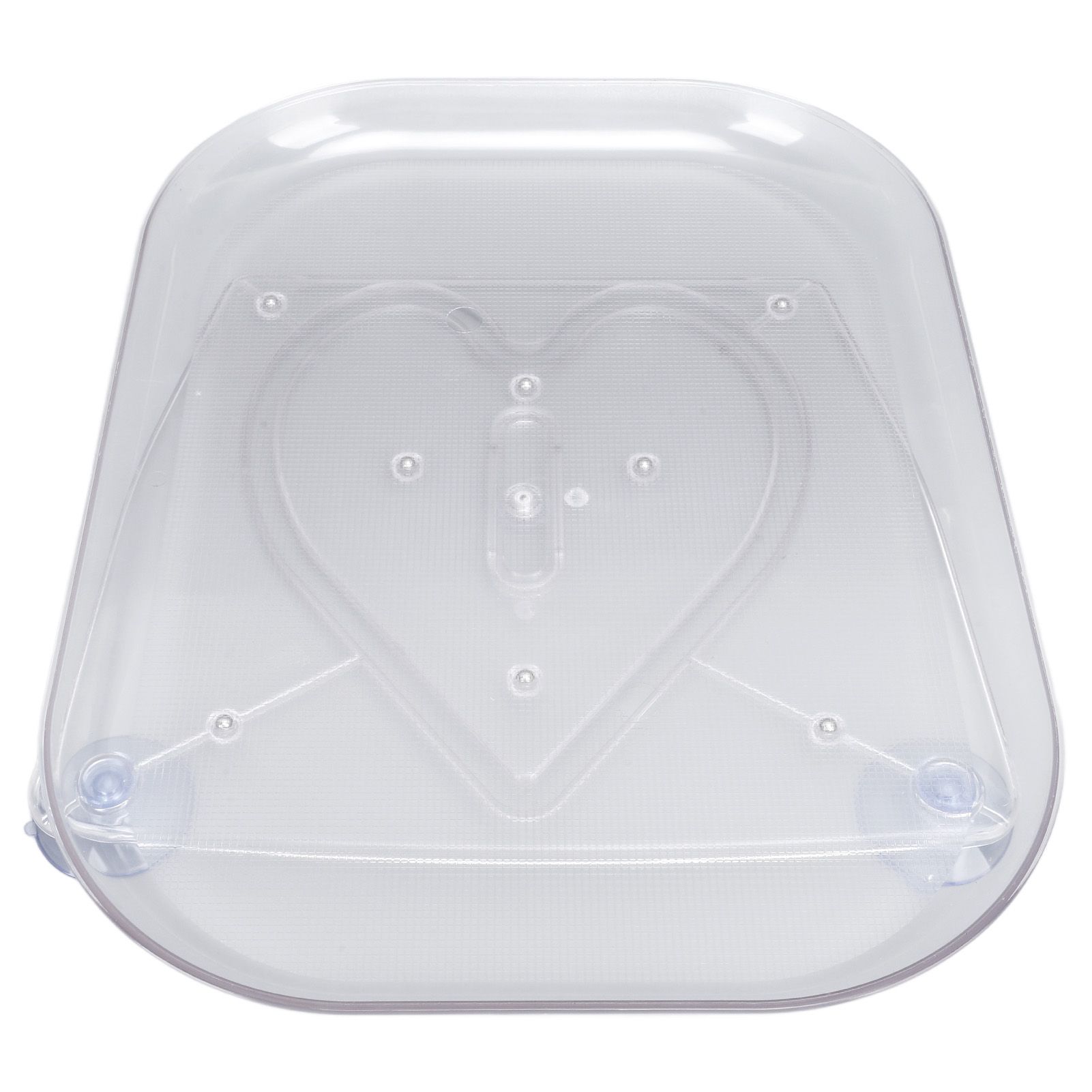 Refrigerator Turntable Organizer Transparent Rectangular Countertop Condiment view 3