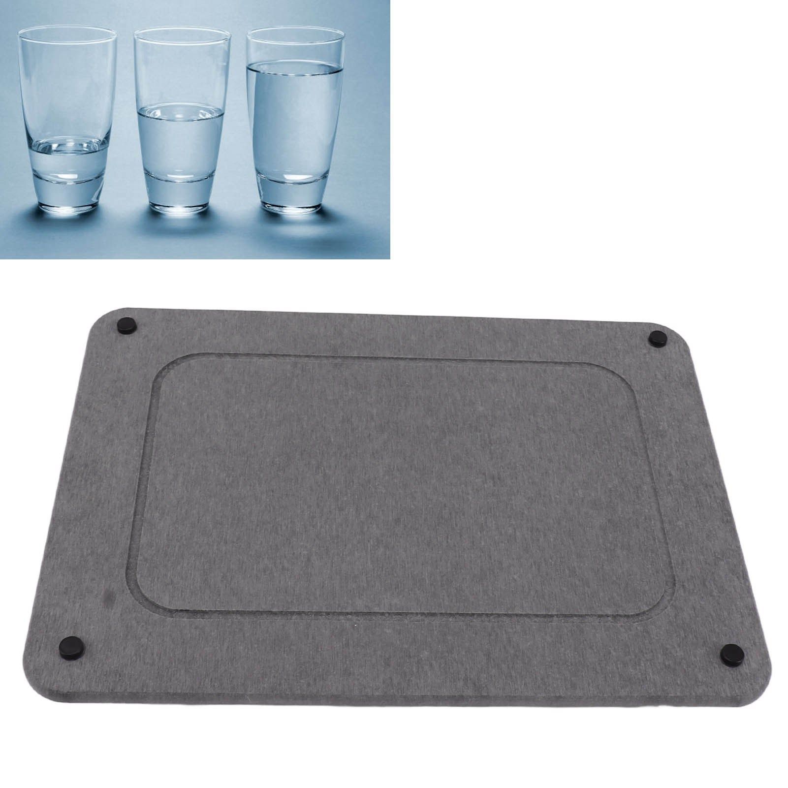 Fast Drying Sink Tray Anti Slip Water Absorption Diatomaceous Earth Sink Caddy view 11
