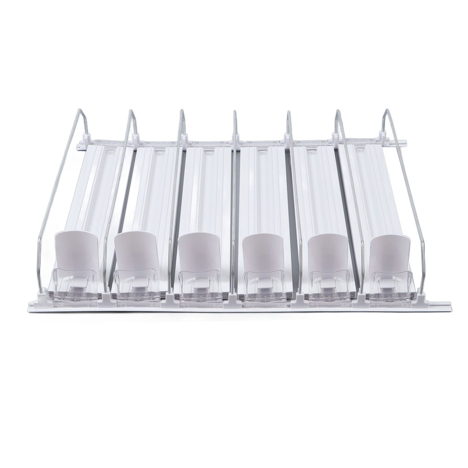 Drink Automatic Pusher Glide ABS White Width Adjustable 12oz 16oz 16.9oz 20oz — image 1