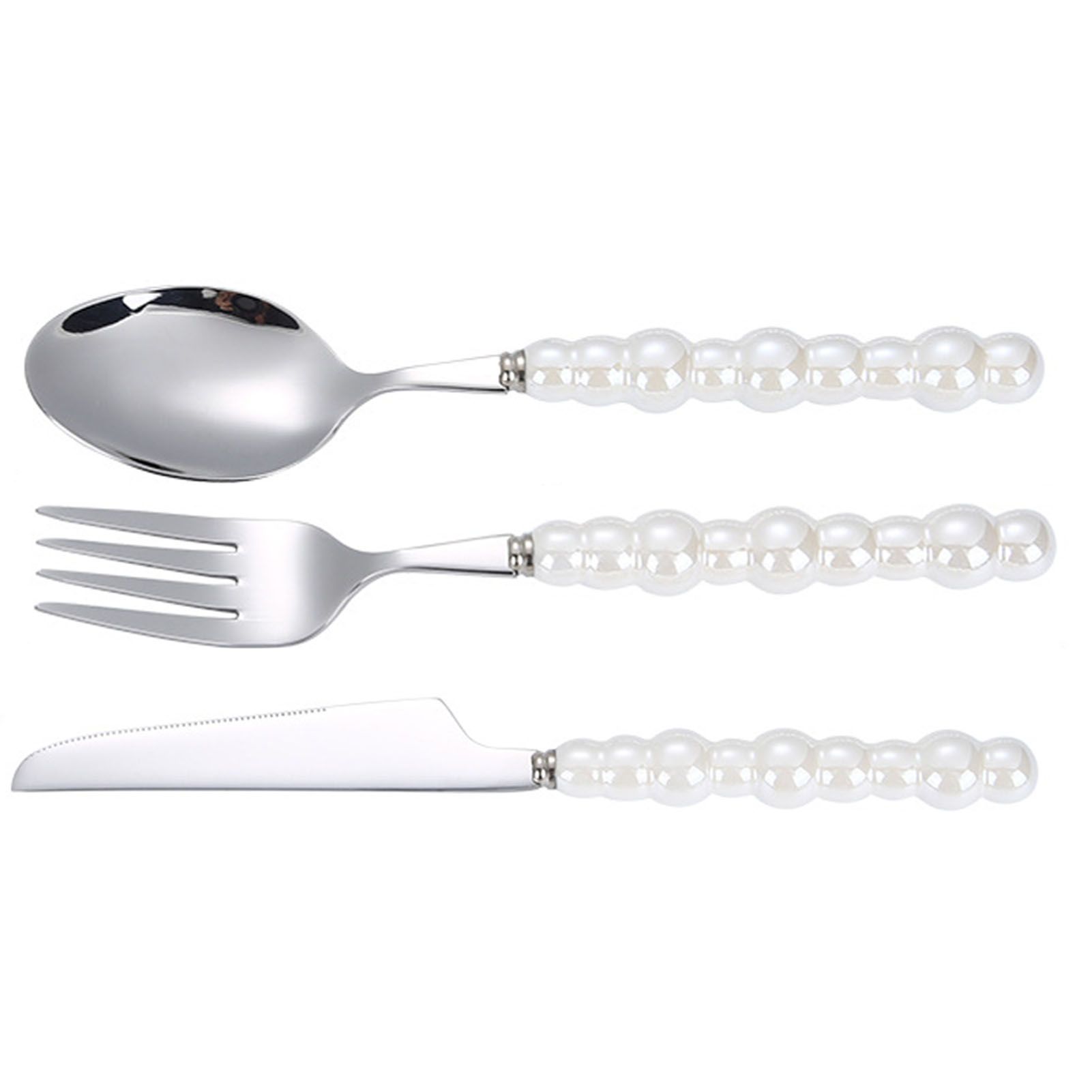 Flatware Cutlery Set Spoons Forks Knifes Utensils Tableware Sets with Ceramic