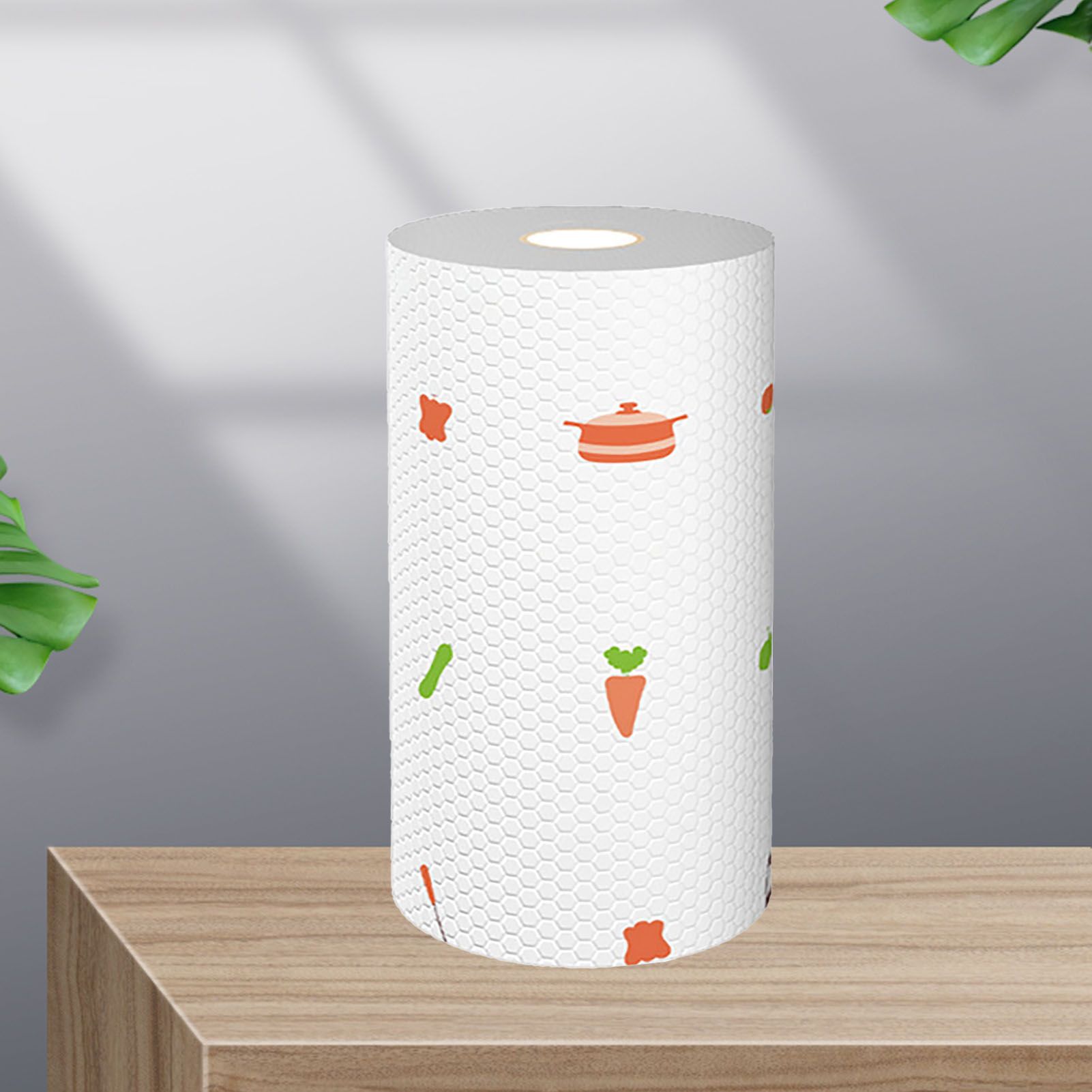 50 PCS Kitchen Paper Towels Wet Dry Use One Time Use Polyester Dish Paper view 6