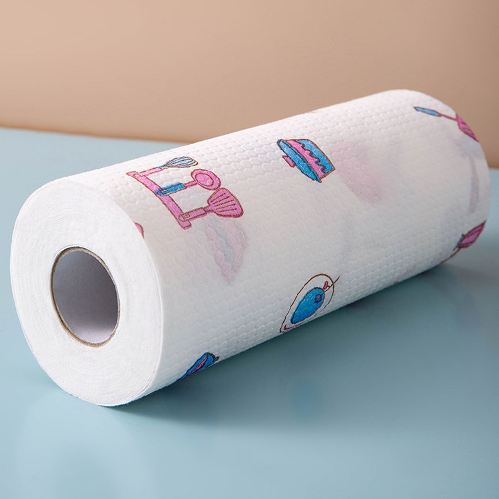 50 PCS Kitchen Paper Towels Wet Dry Use One Time Use Polyester Dish Paper view 12