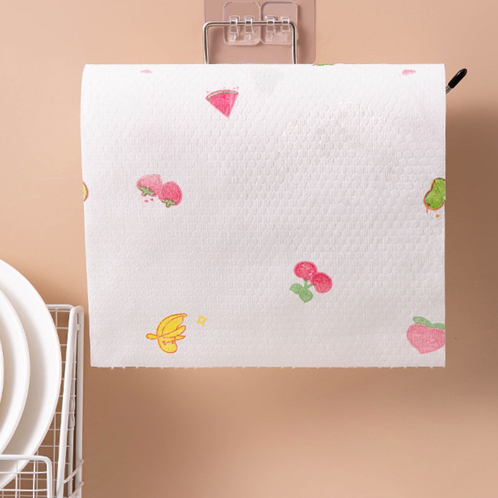 50 PCS Kitchen Paper Towels Wet Dry Use One Time Use Polyester Dish Paper view 13