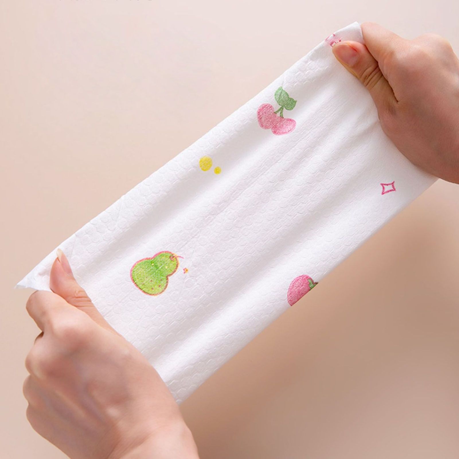 50 PCS Kitchen Paper Towels Wet Dry Use One Time Use Polyester Dish Paper view 14